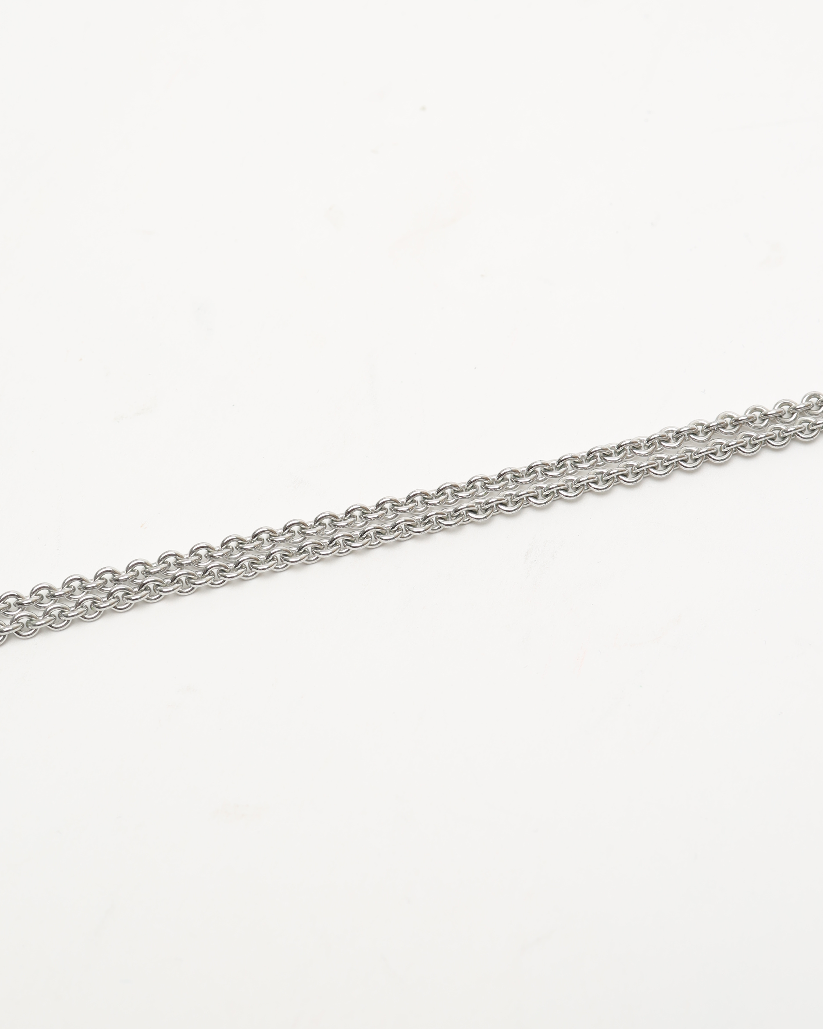 Dior Christian Logo Charm Necklace