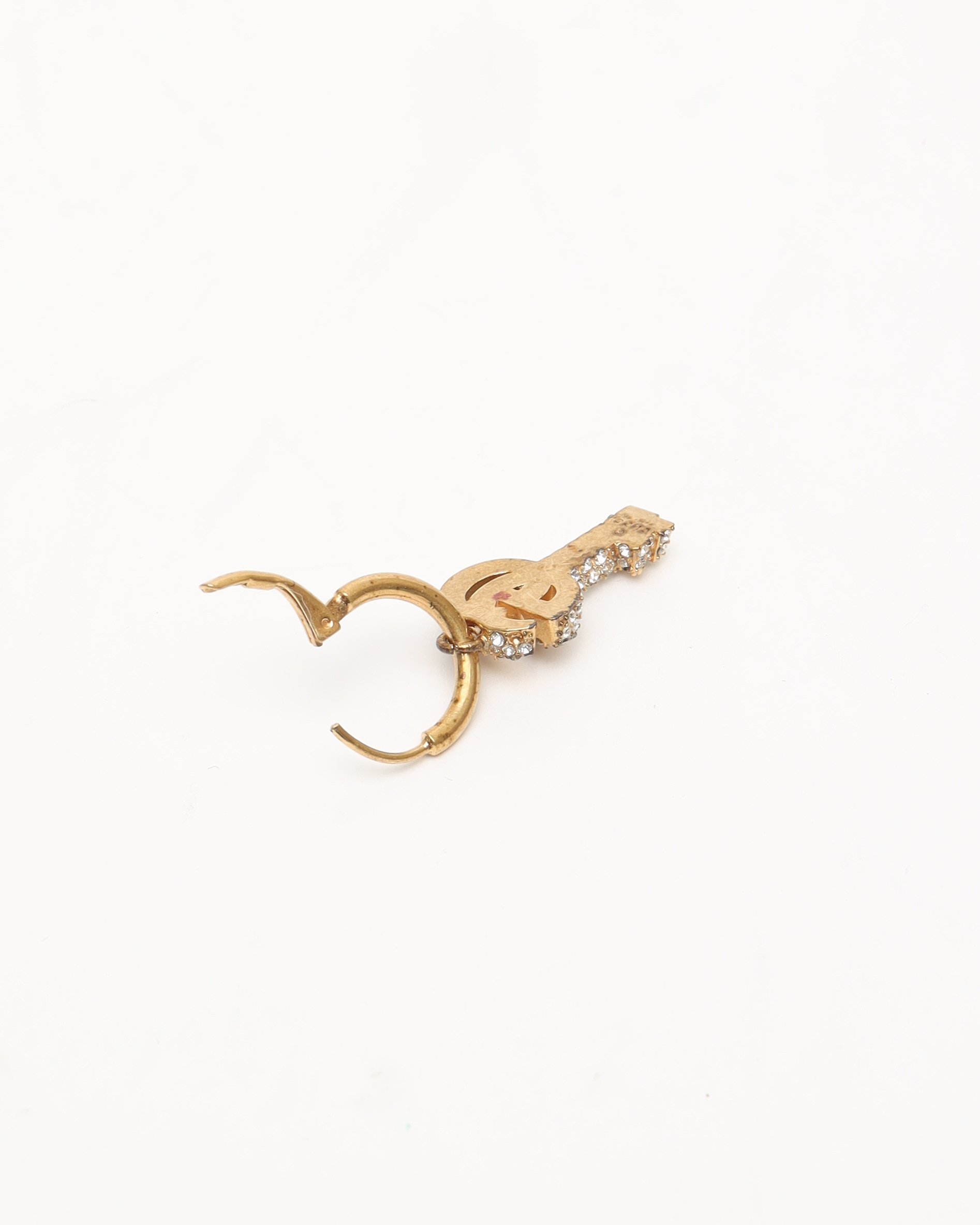 Gucci Rhinestone Key Earrings