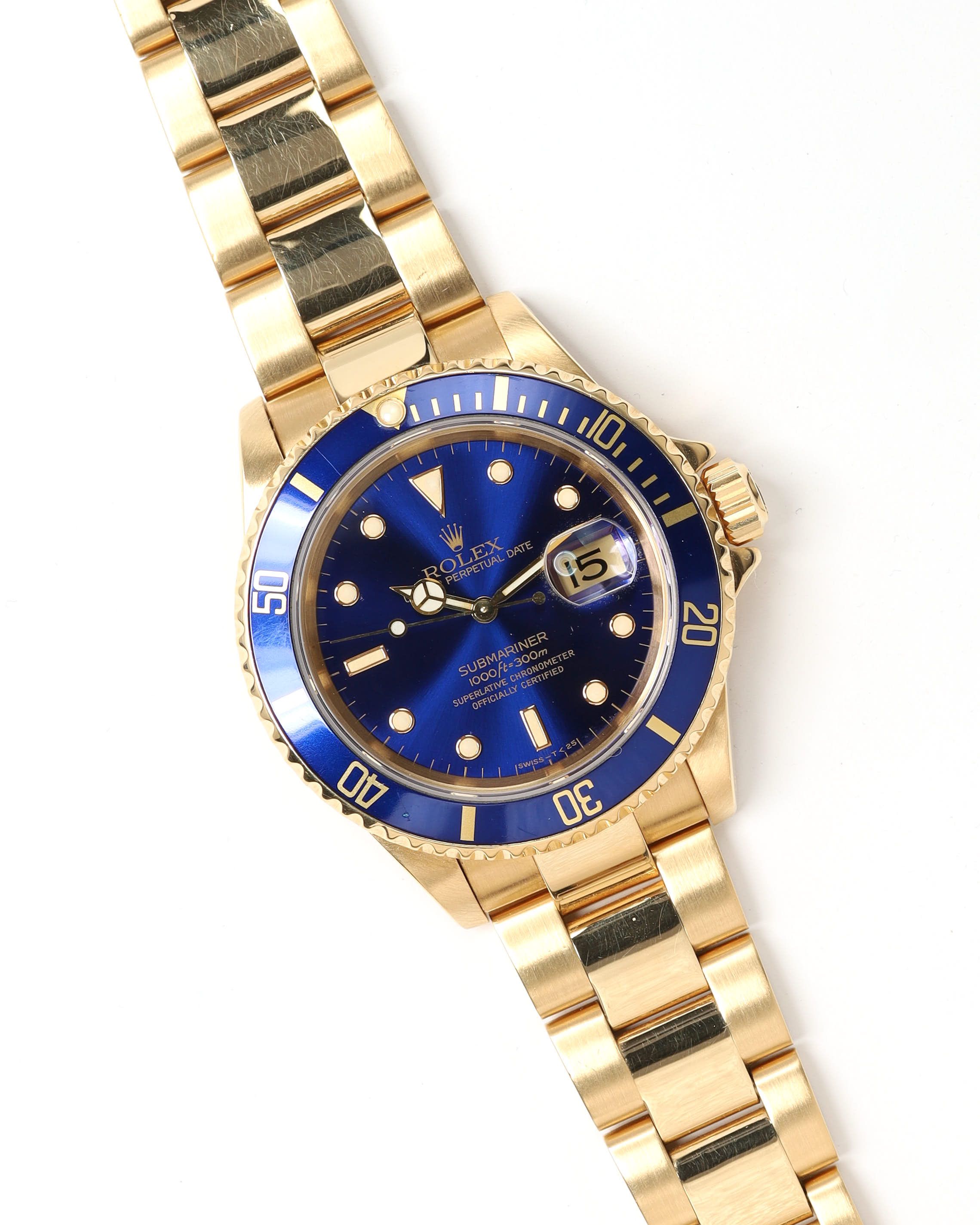 Rolex Submariner 40mm Ref 16618 Purple Dial 1993 Watch