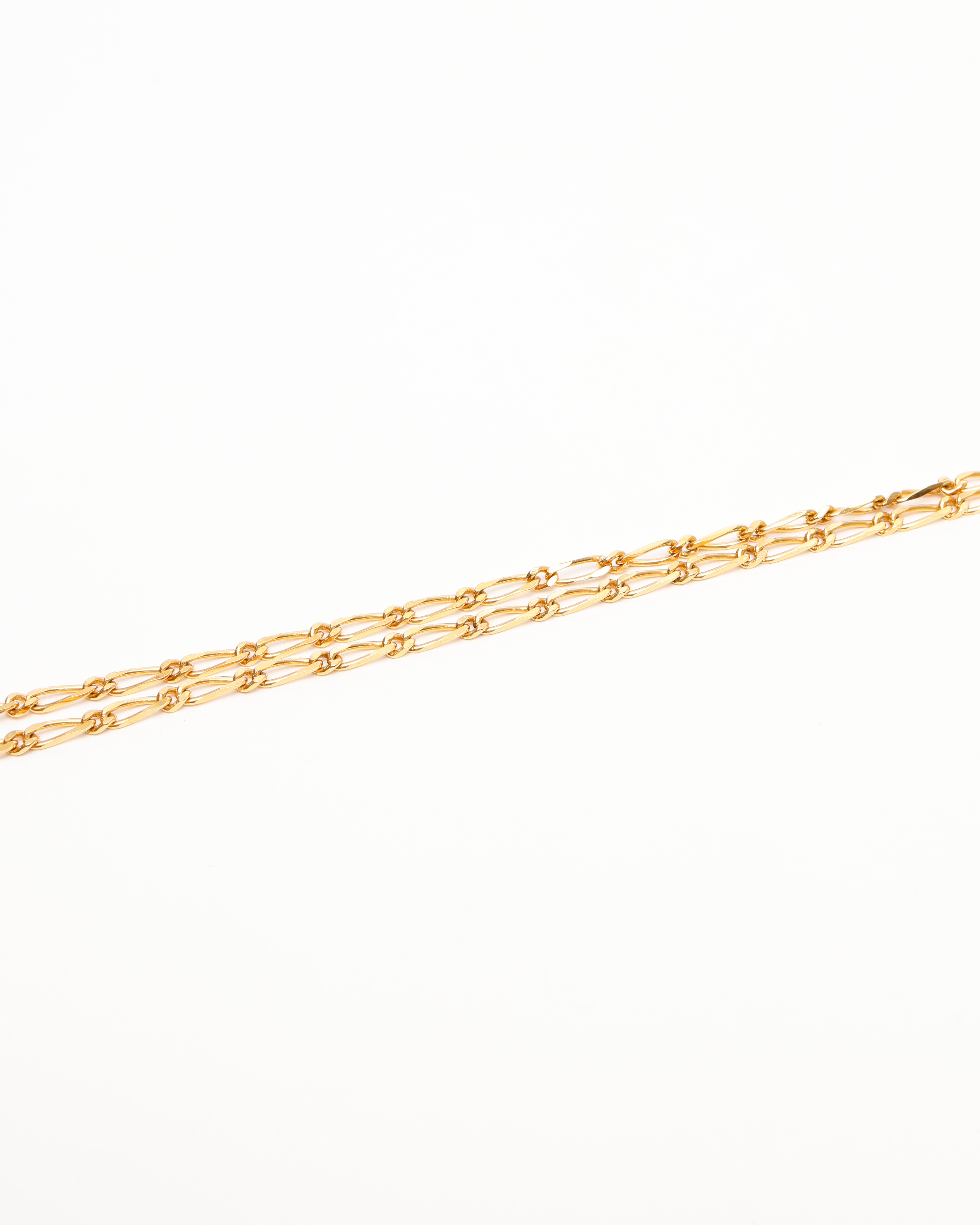 Pre-owned Chanel Coco Mark Rhinestone Circle Necklace