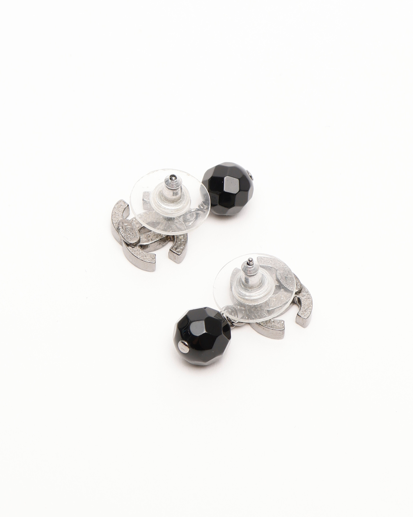 Pre-owned Chanel Coco Mark Dangling Earrings