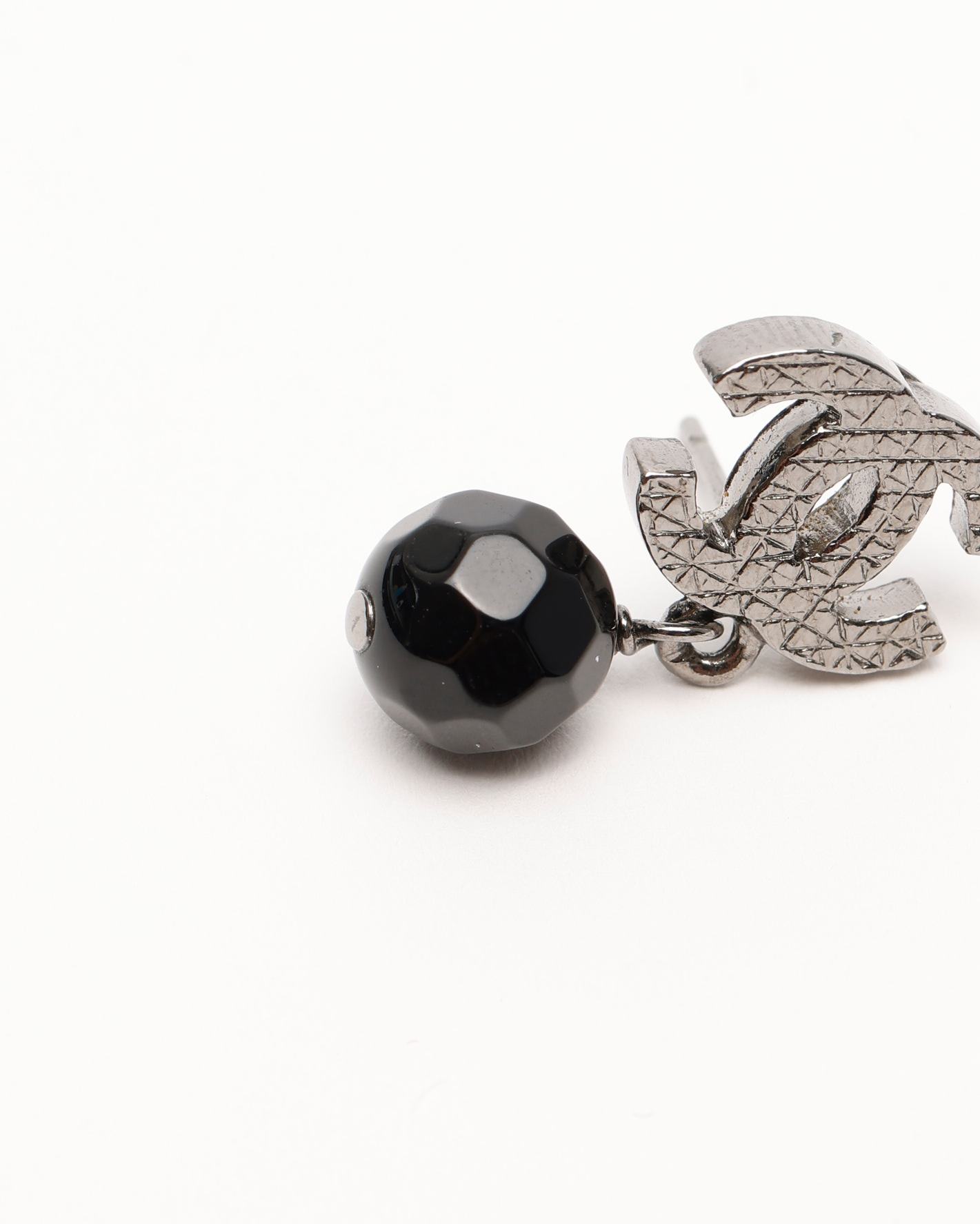 Pre-owned Chanel Coco Mark Dangling Earrings