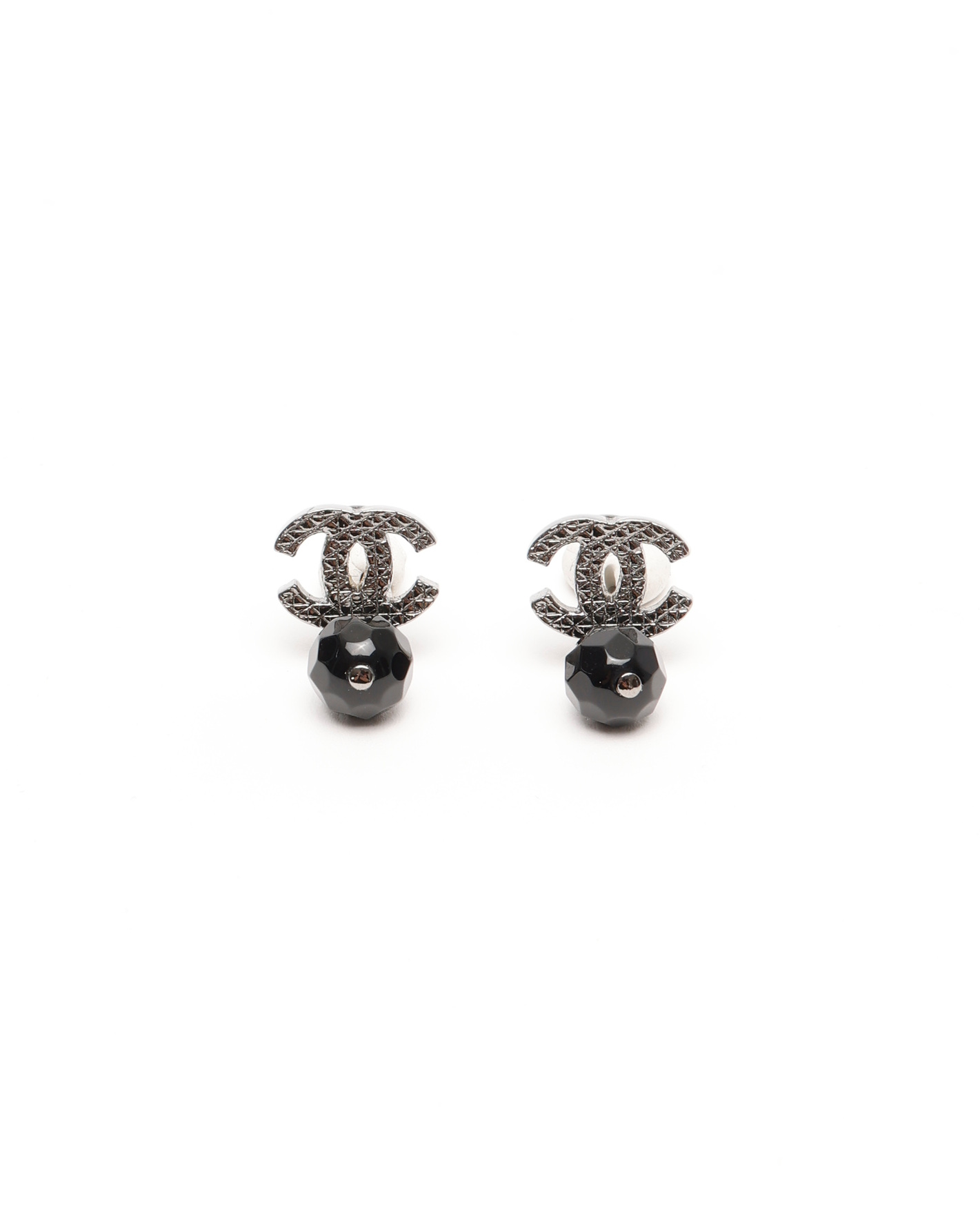 Pre-owned Chanel Coco Mark Dangling Earrings