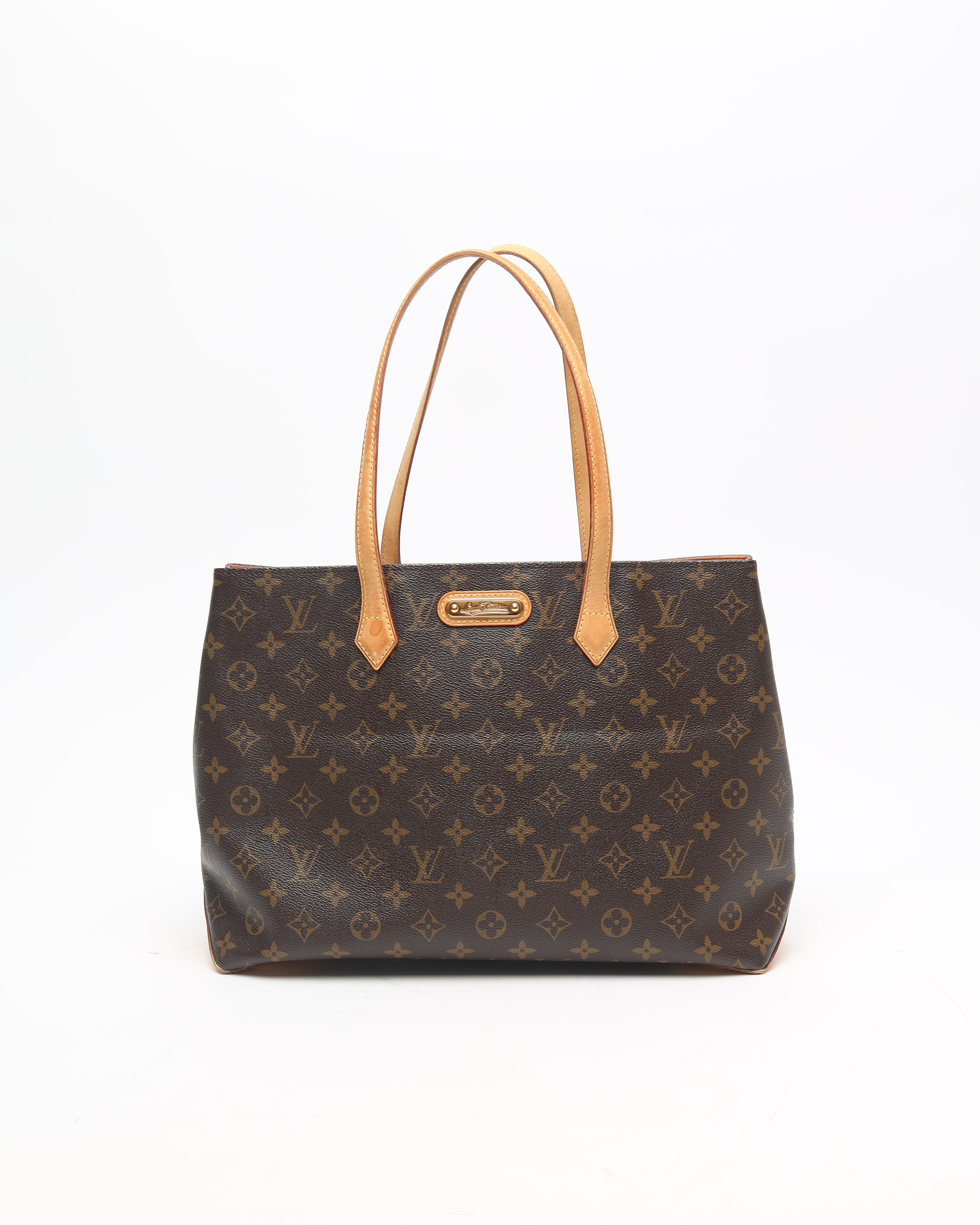 Pre-owned Louis Vuitton Monogram Wilshire Mm Tote