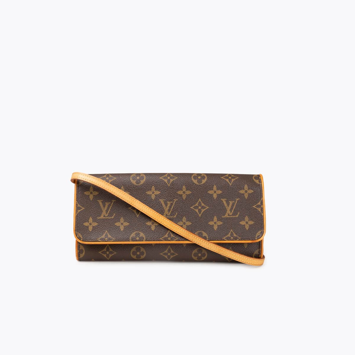 LOUIS VUITTON Monogram Pochette Twin GM Bag