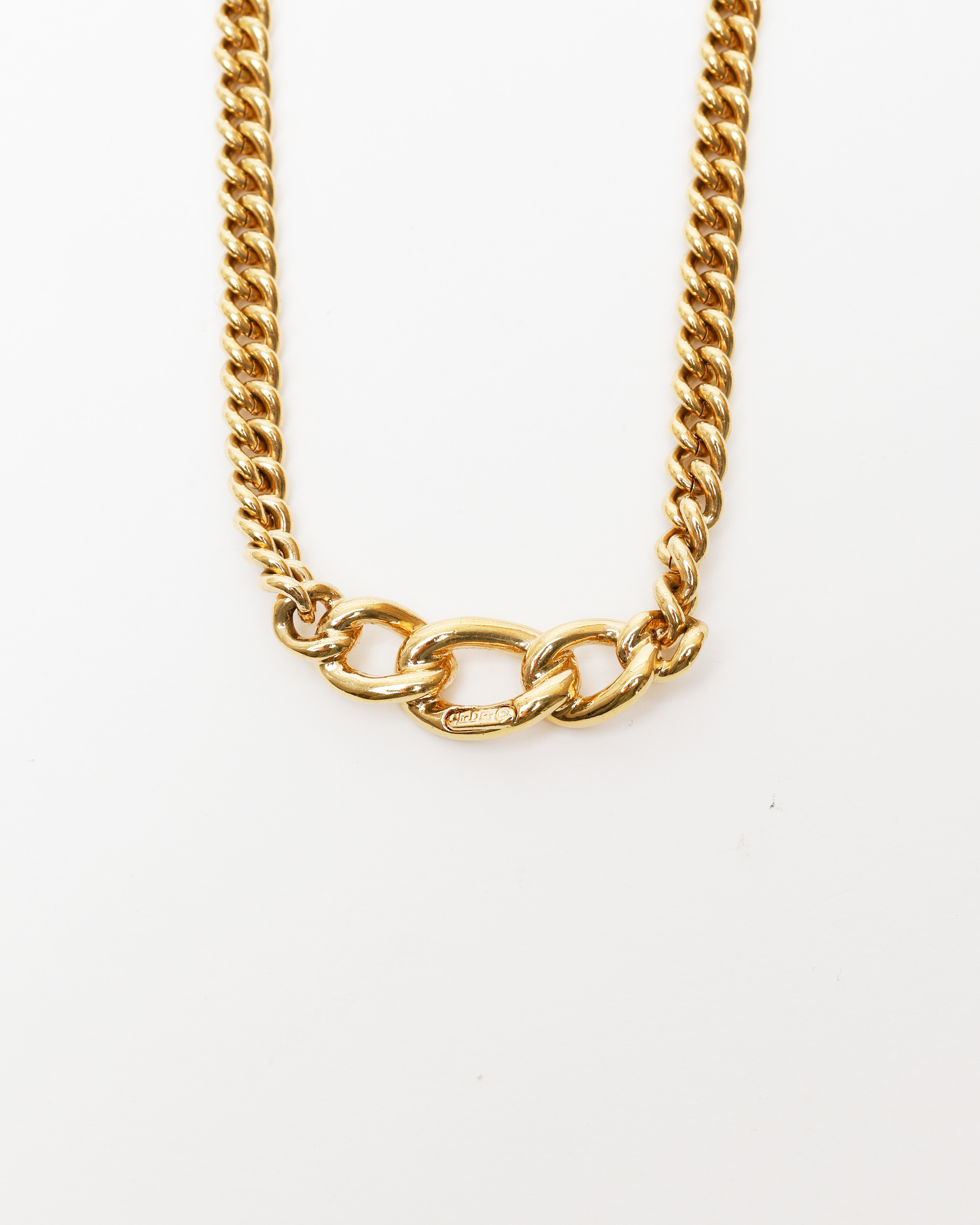 Dior Christian  Chainlink Strasssteine Kette