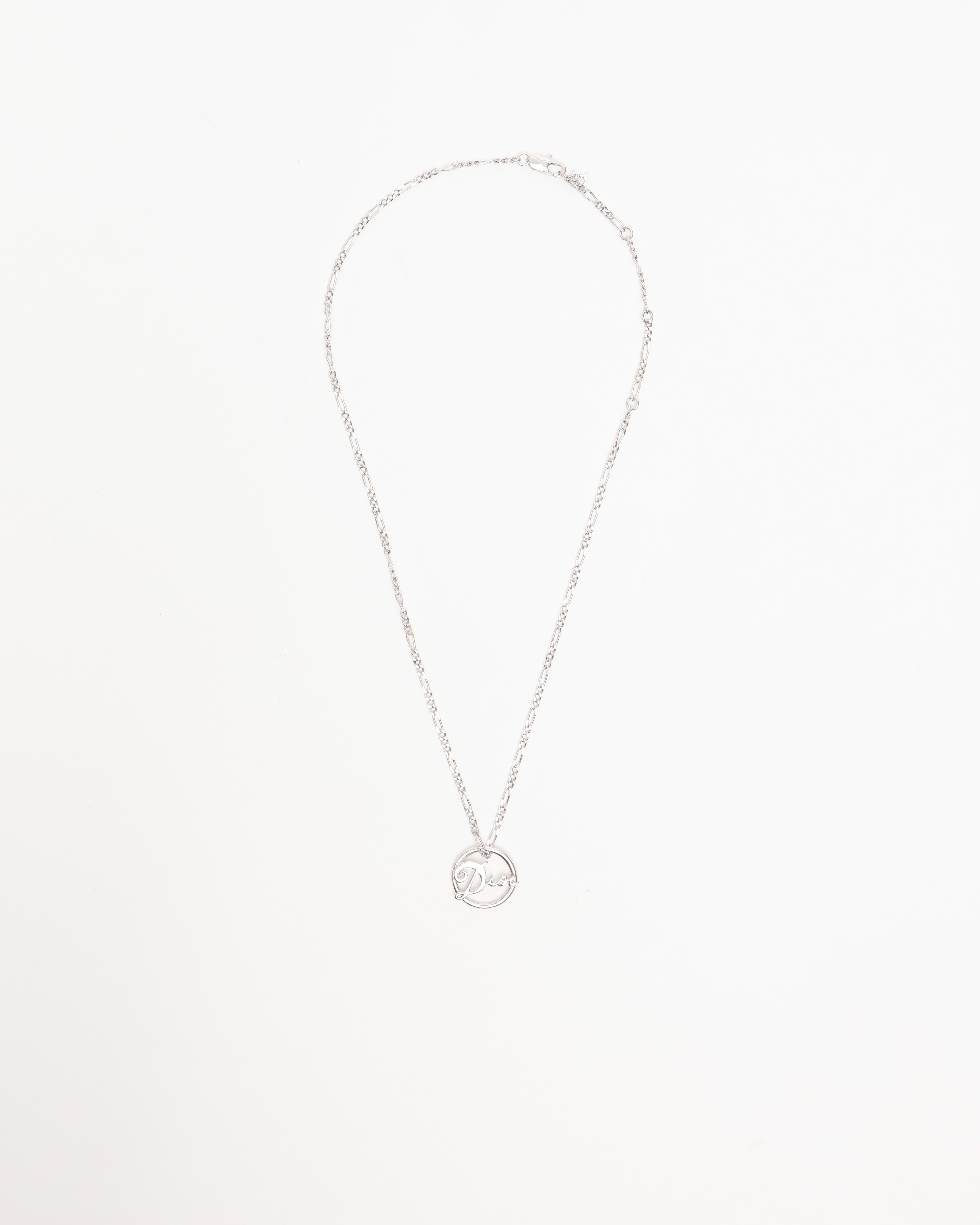 Dior Christian  Circle Logo Necklace