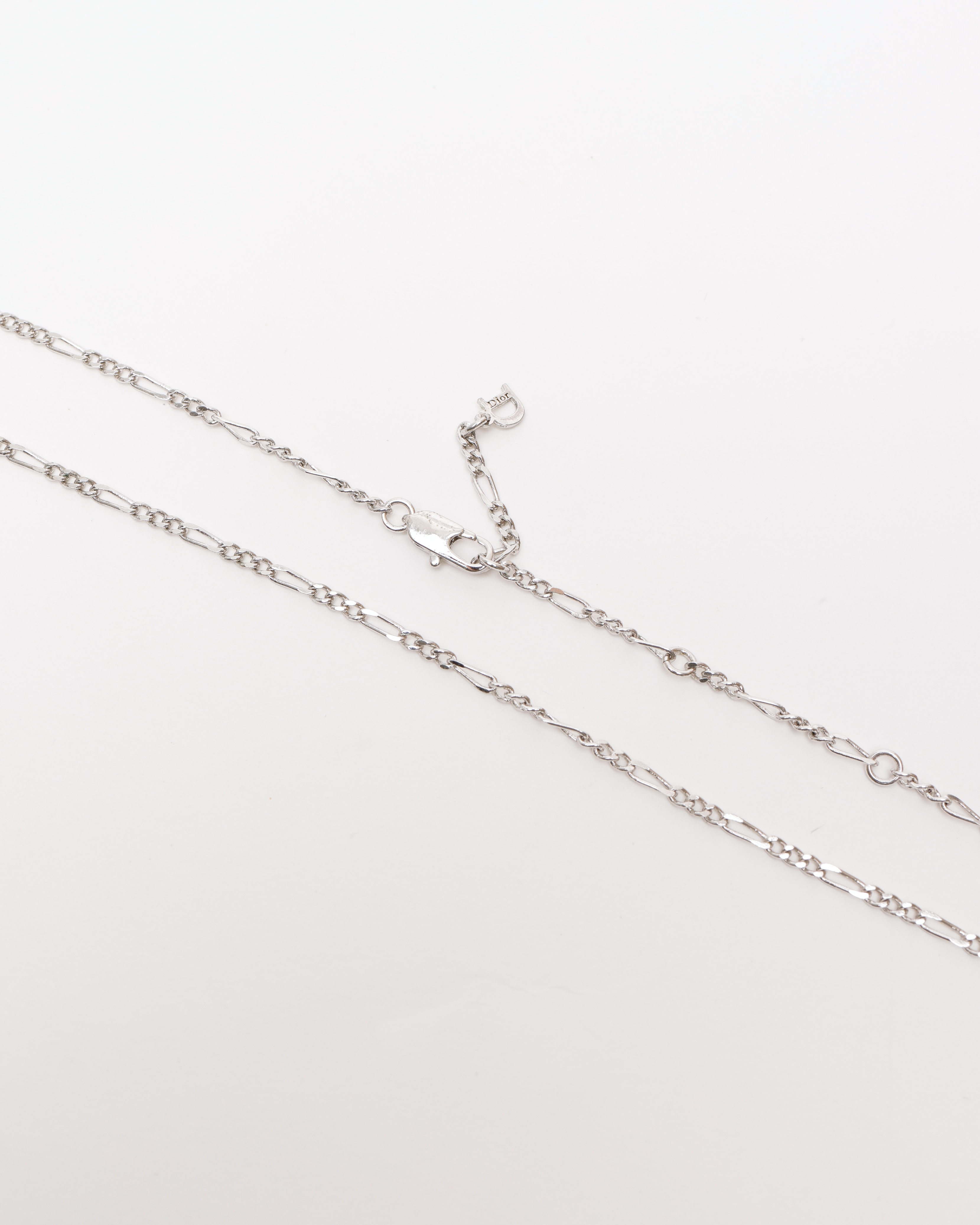 Dior Christian  Circle Logo Necklace