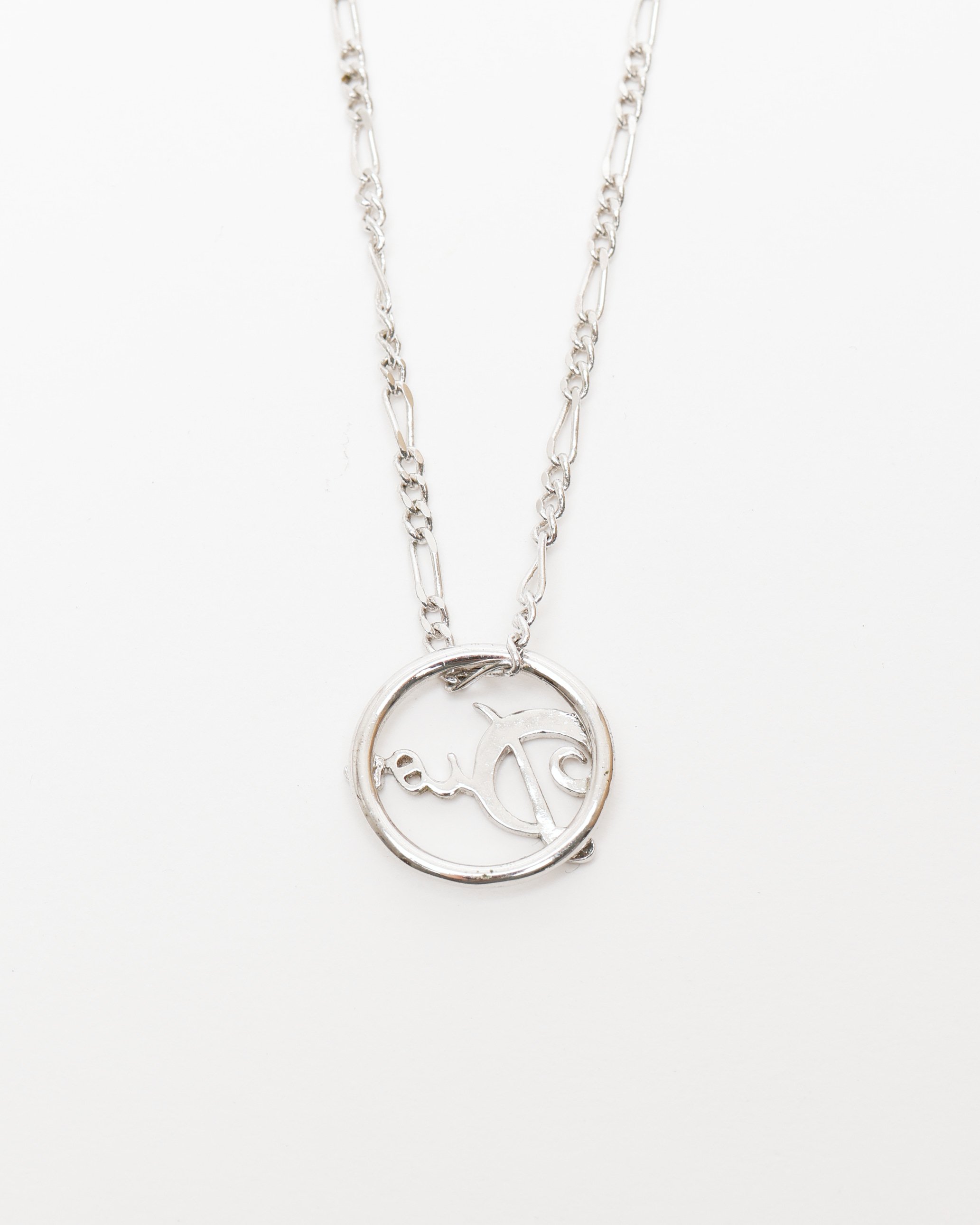 Dior Christian  Circle Logo Necklace