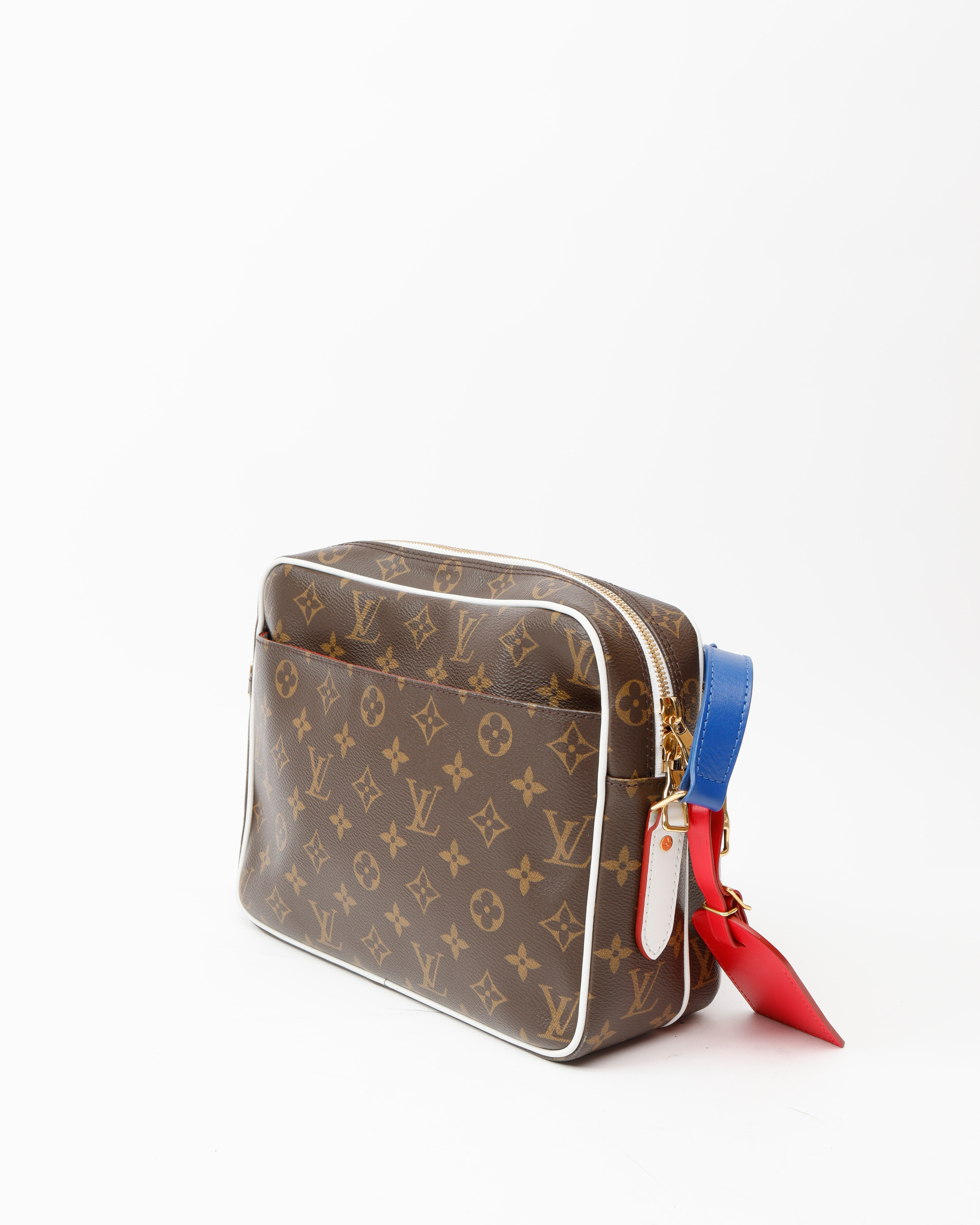 Pre-owned Louis Vuitton Nba Monogram Nile Messenger Pm