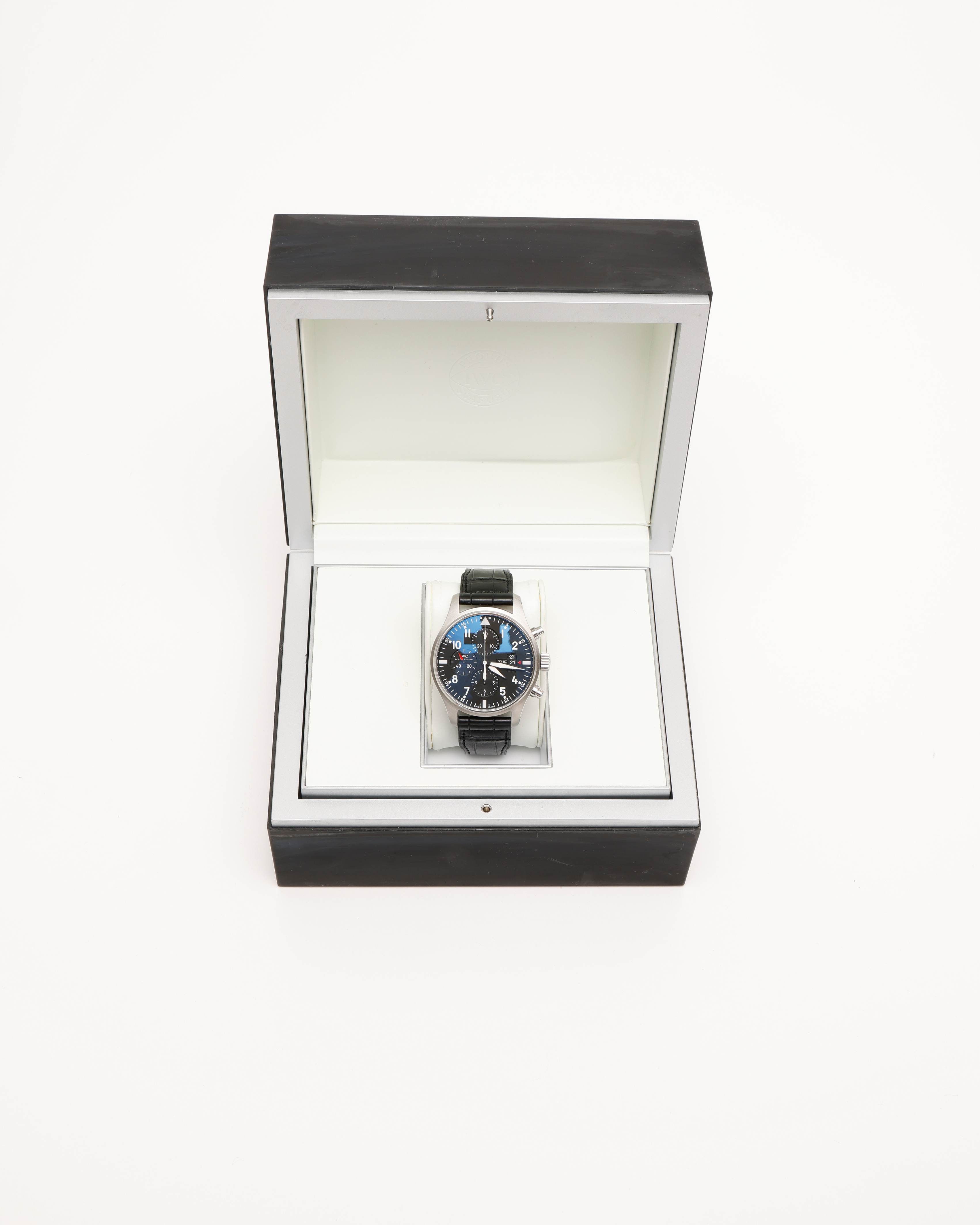Iwc Schaffhausen Iwc Pilot Chronograph 43mm Ref Iw377701 Watch