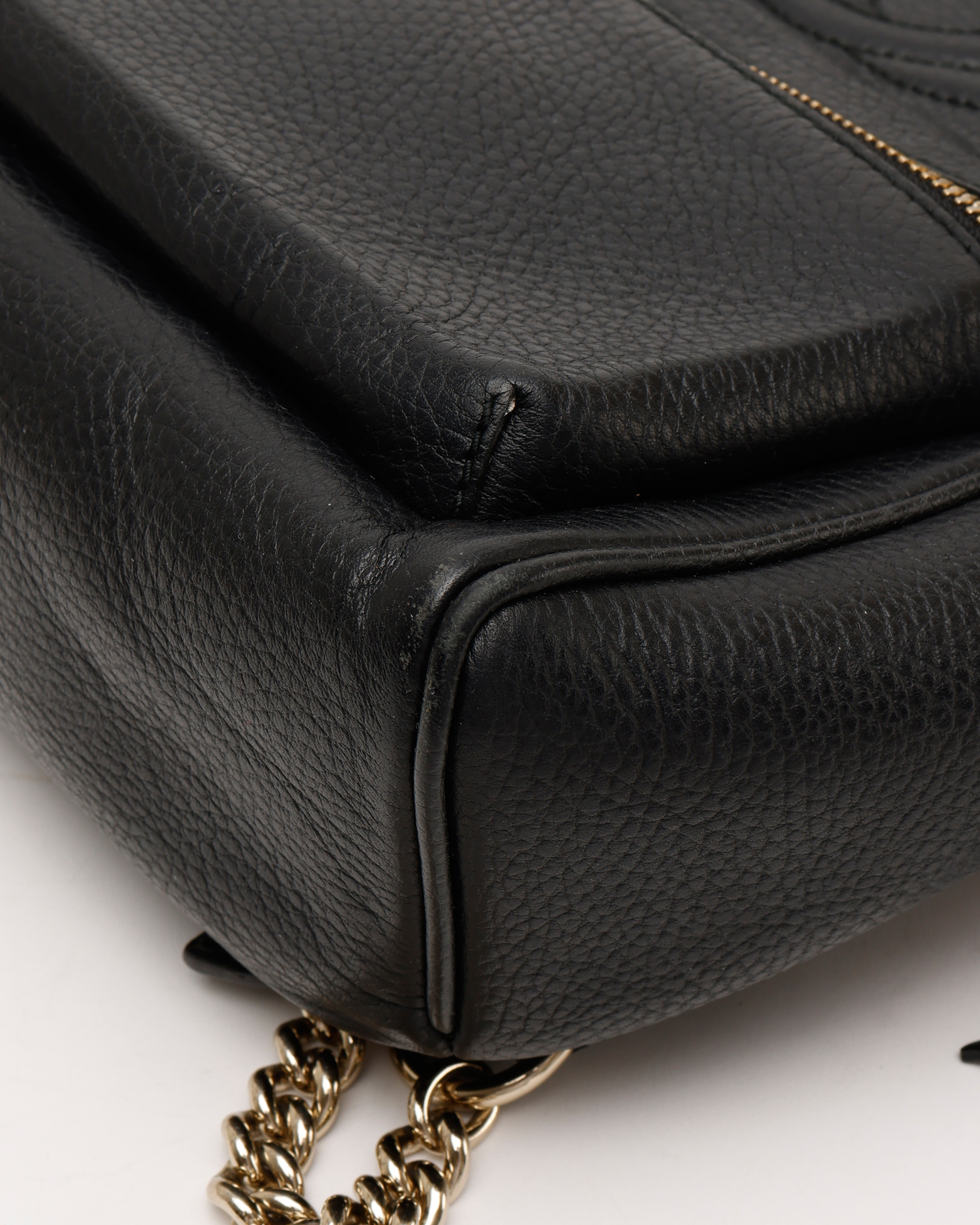 Gucci Soho Chain Backpack In Black