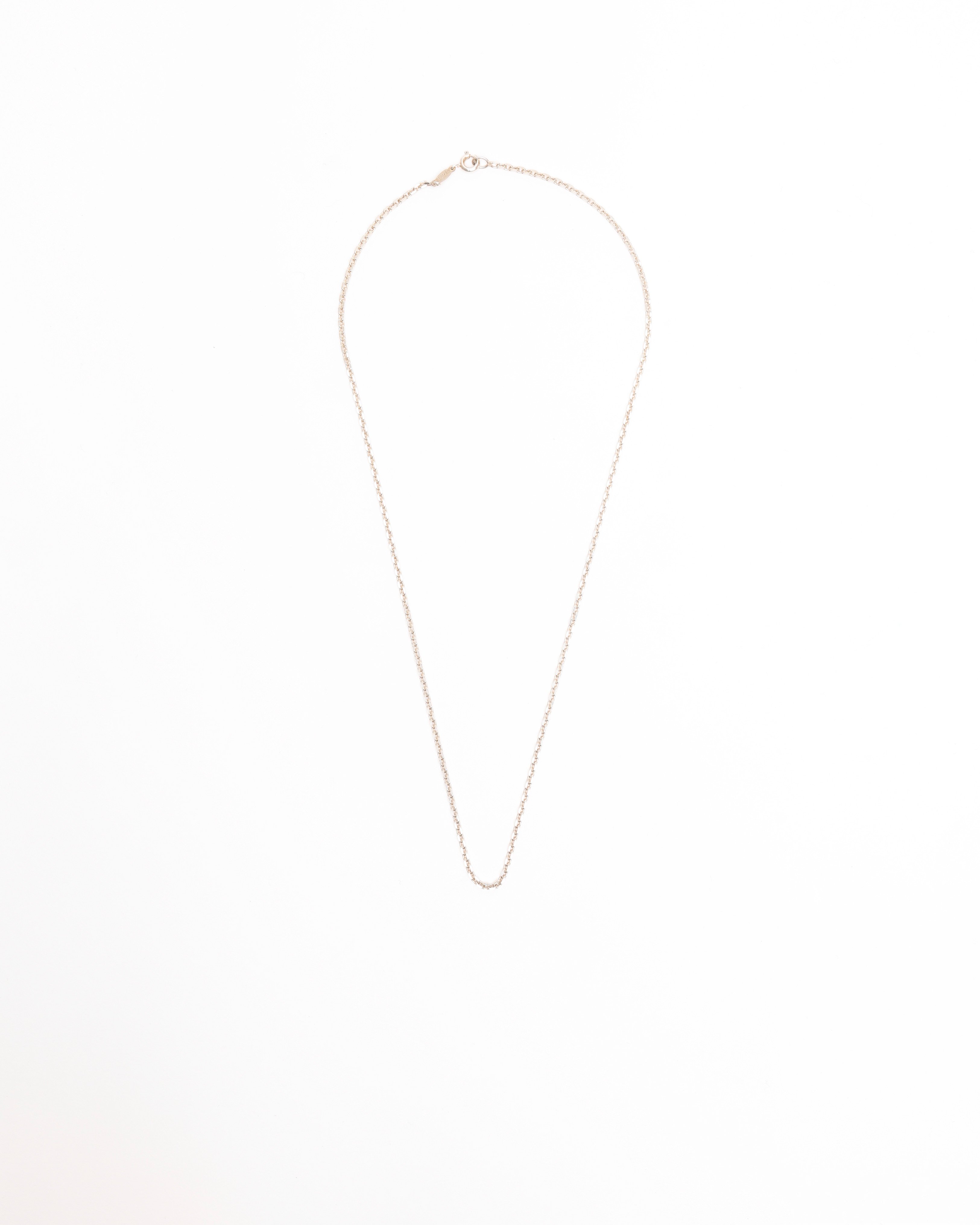 Pre-owned Hermes Hermès Silver Chain Necklace