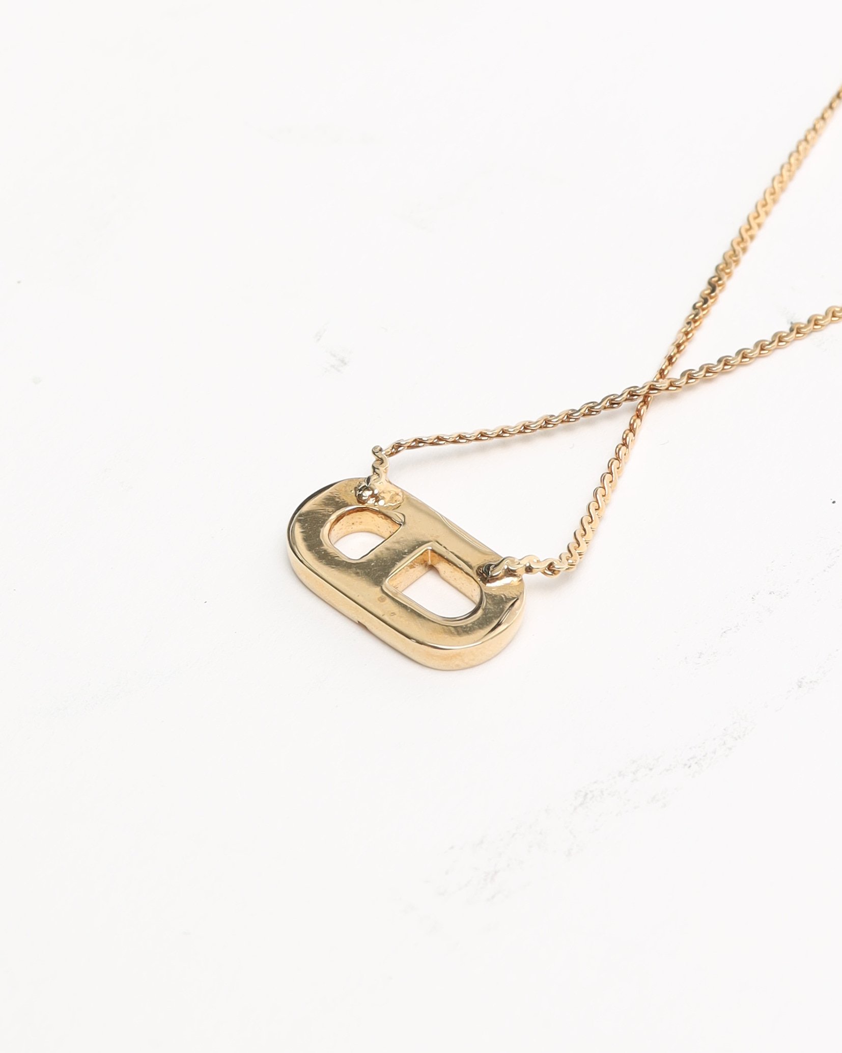 Dior Christian  Vintage Cd Logo Halskette