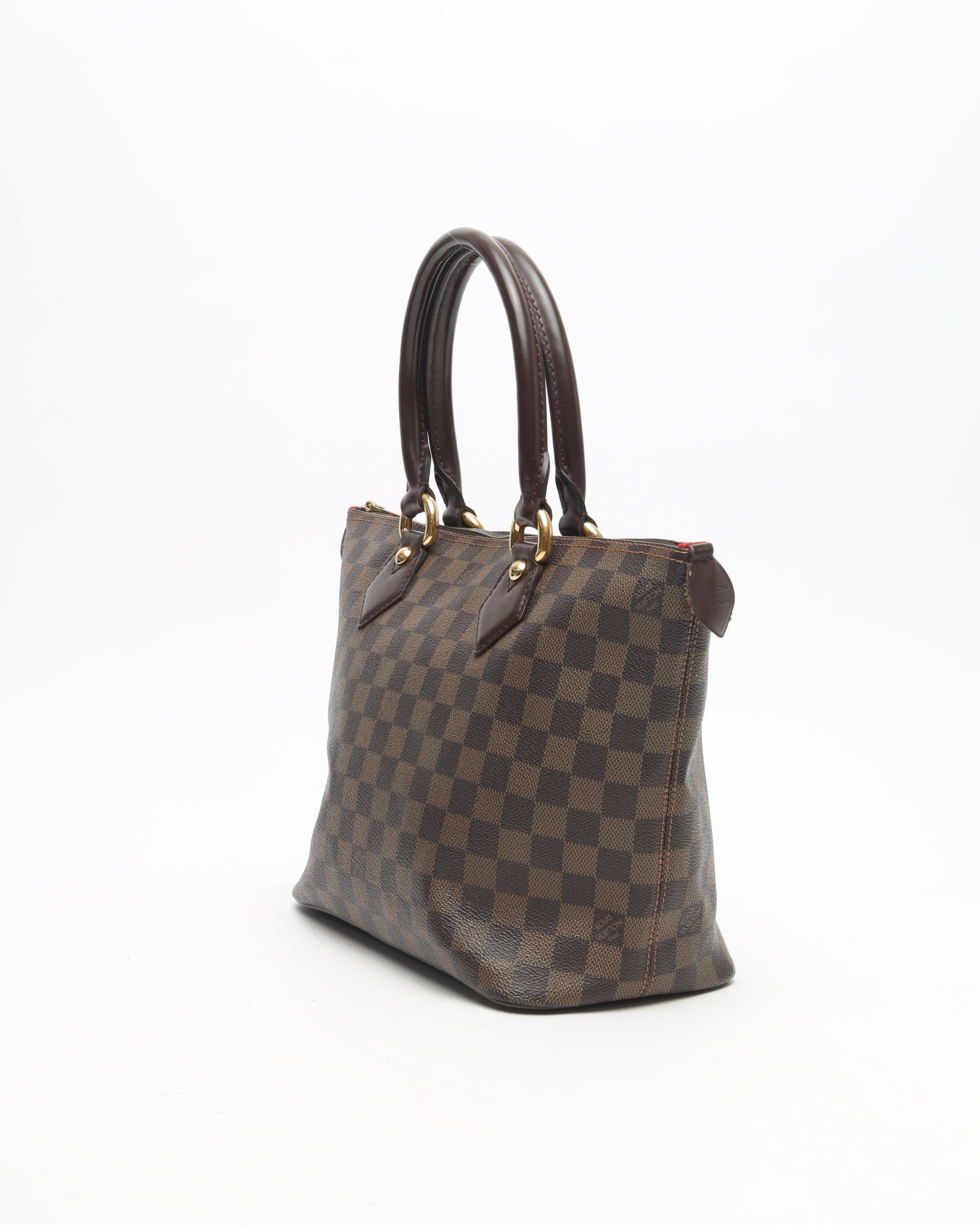 Pre-owned Louis Vuitton Damier Ebene Saleya Pm Handbag