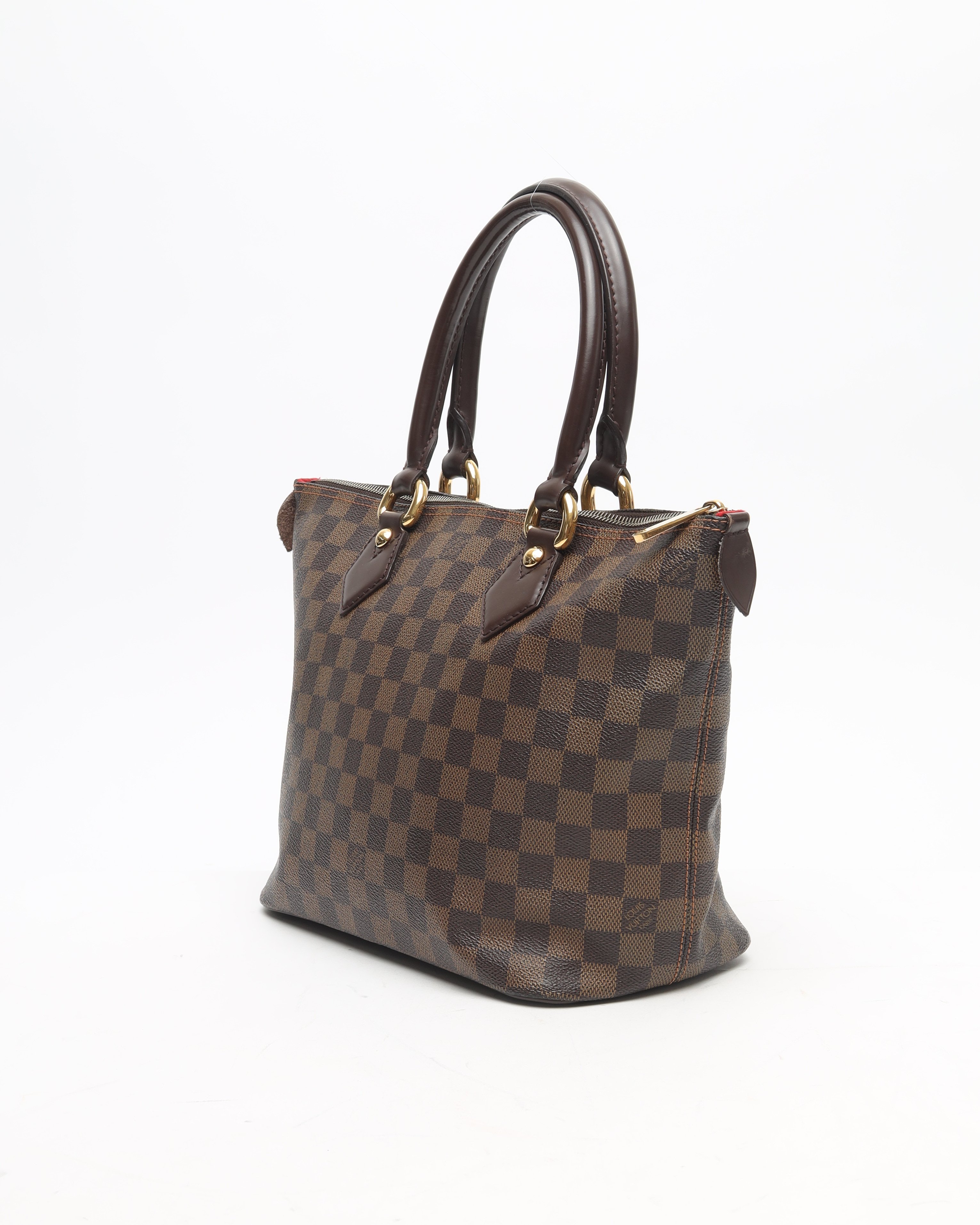Pre-owned Louis Vuitton Damier Ebene Saleya Pm Handbag