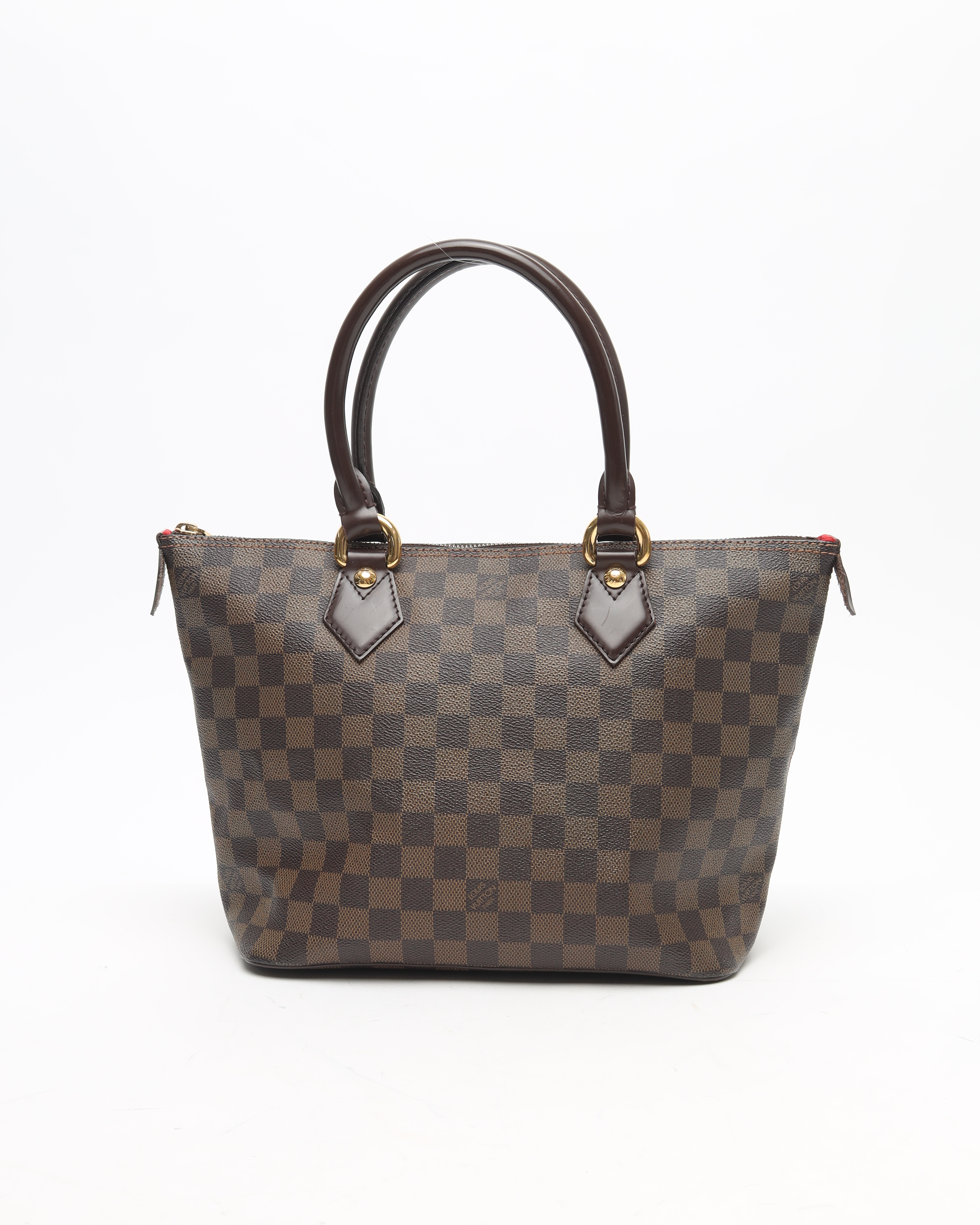 Pre-owned Louis Vuitton Damier Ebene Saleya Pm Handbag