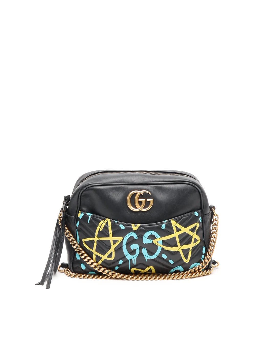 GUCCI GG Marmont Ghost Graffiti Bag