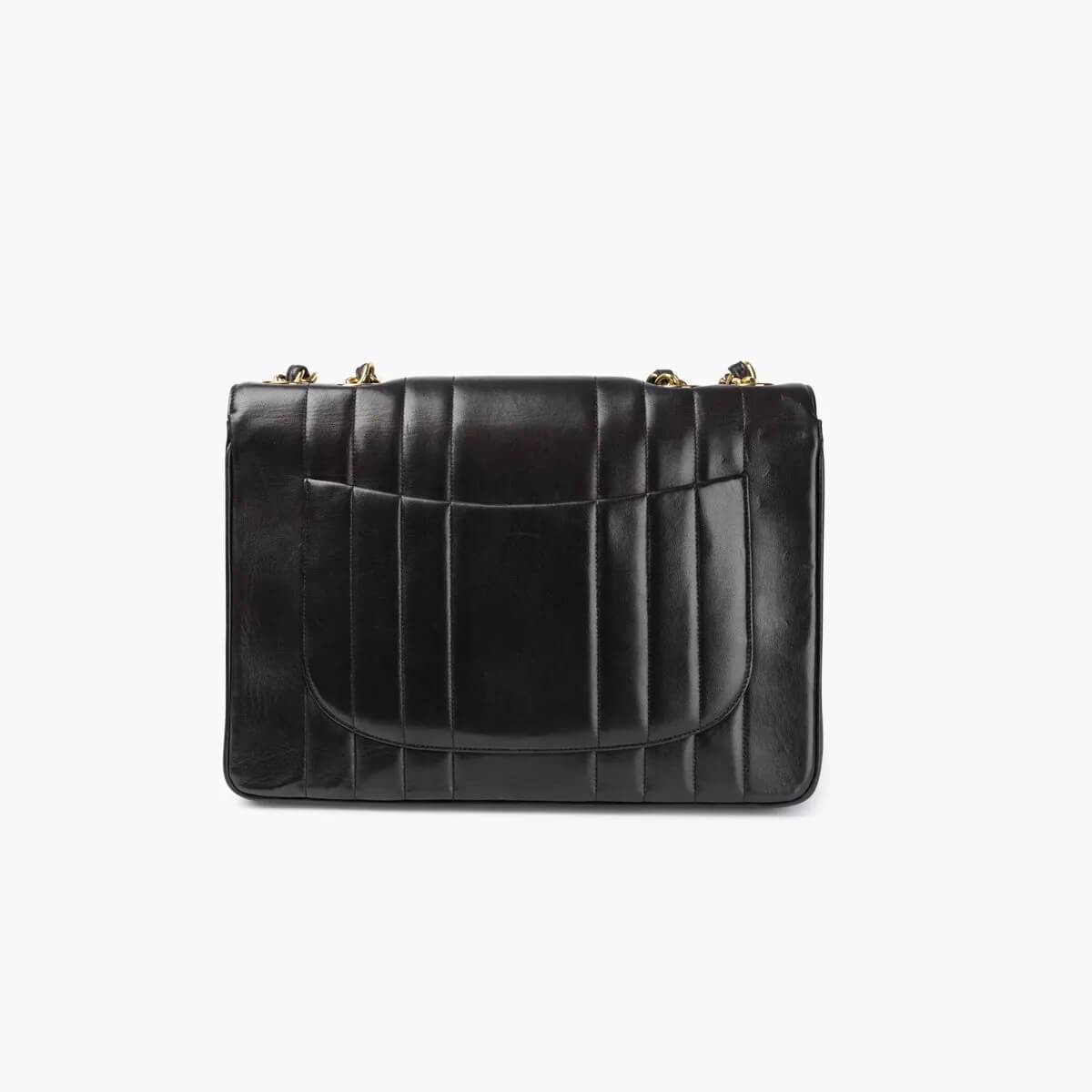 Pre-owned Chanel Jumbo Vertical Quilted Single Flap Bag