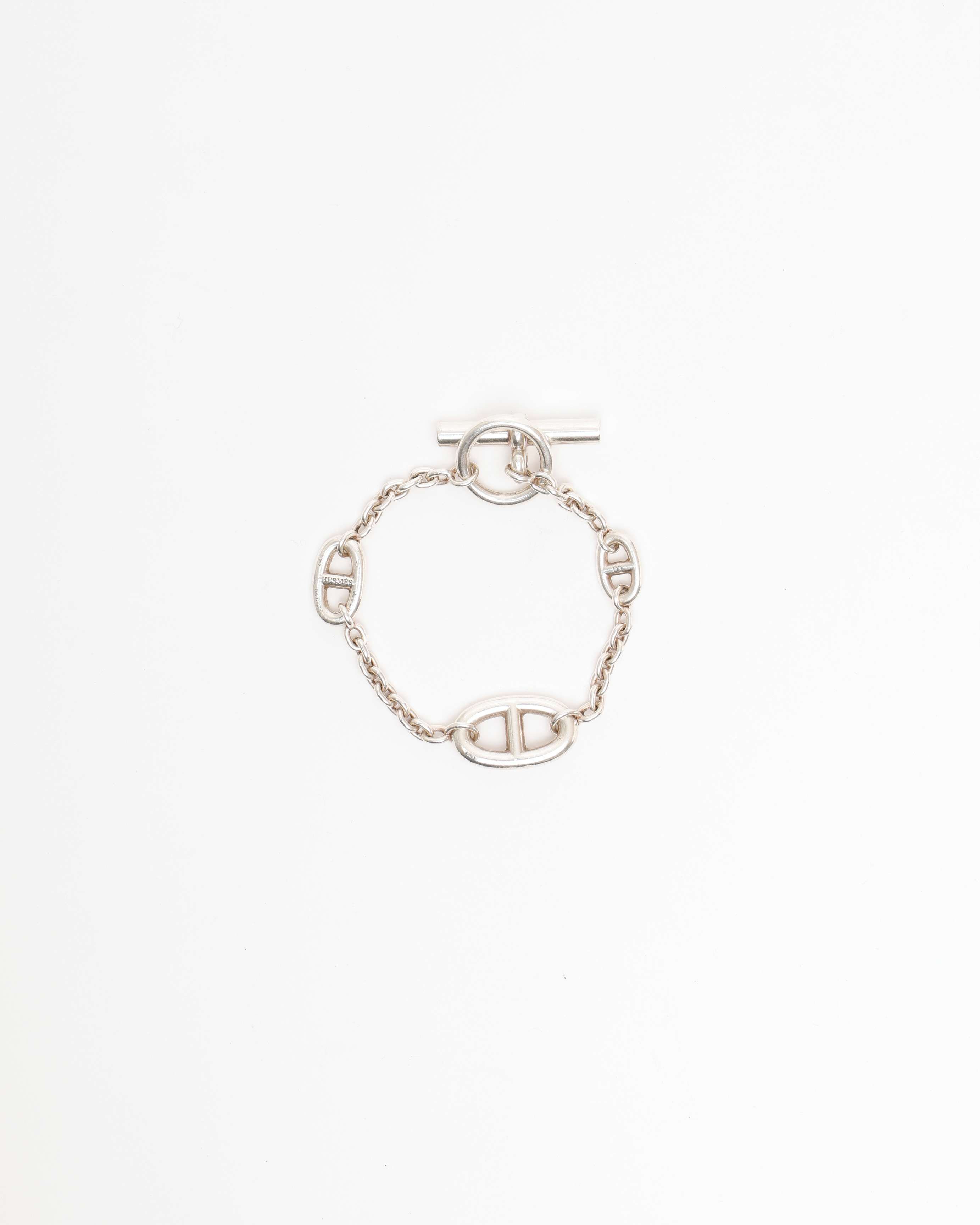 HERMÈS Farandole Bracelet LG Silver 25-3g