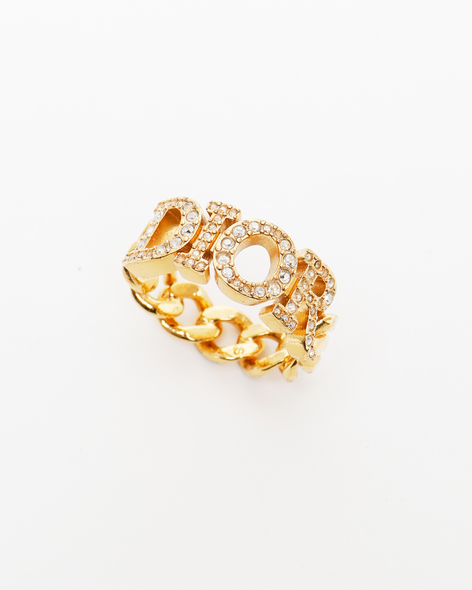 Dior Christian  Rhinestone Ring