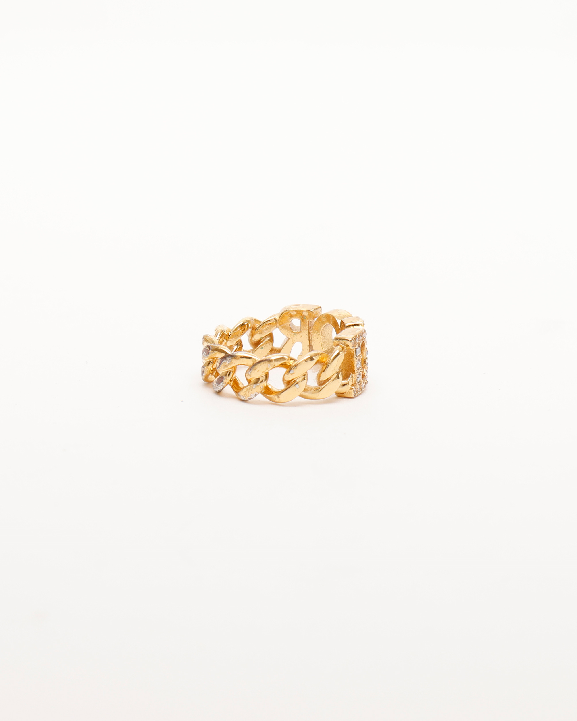 Dior Christian  Rhinestone Ring