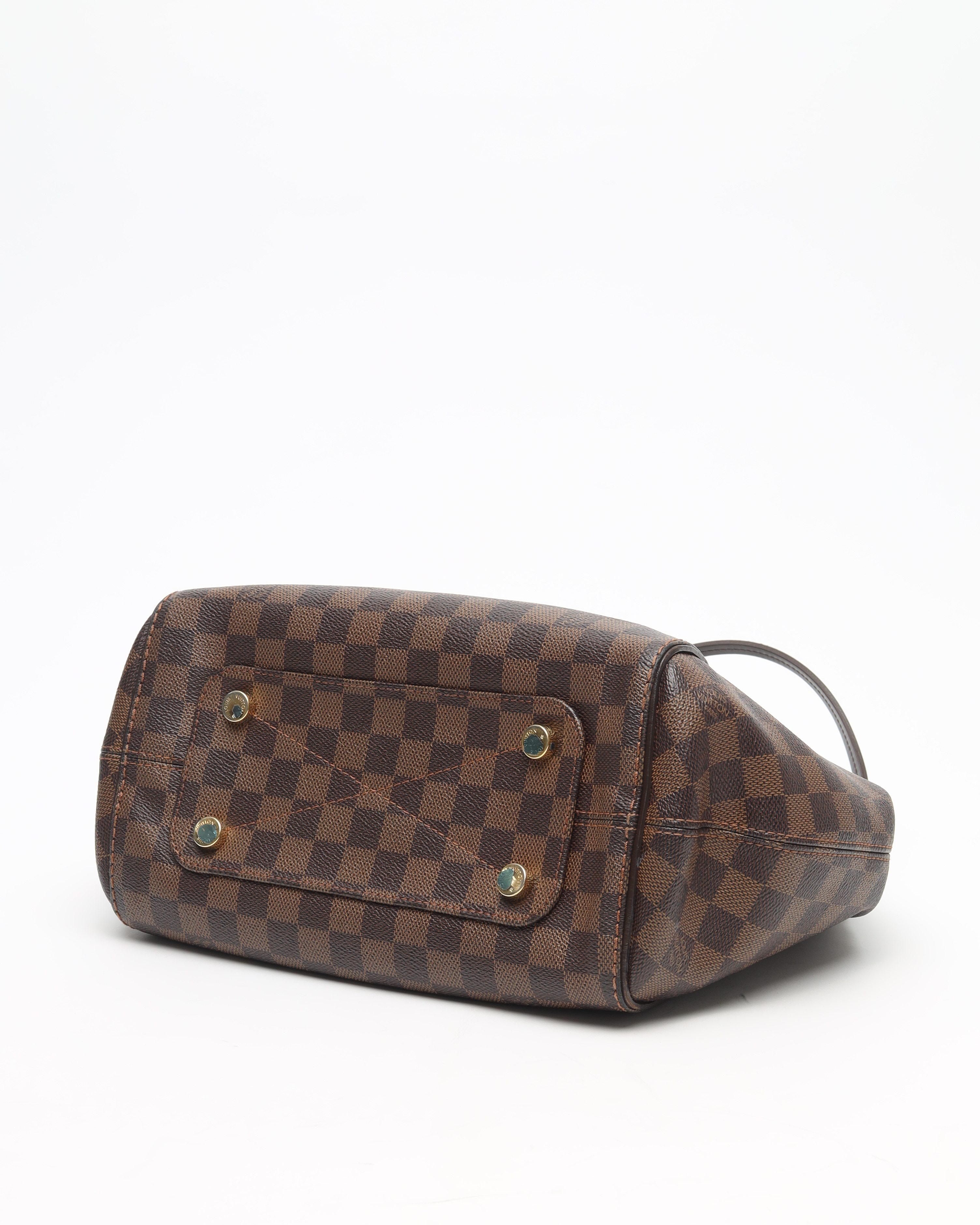 Pre-owned Louis Vuitton Damier Ebene Marylebone Pm Tote Bag In Brown