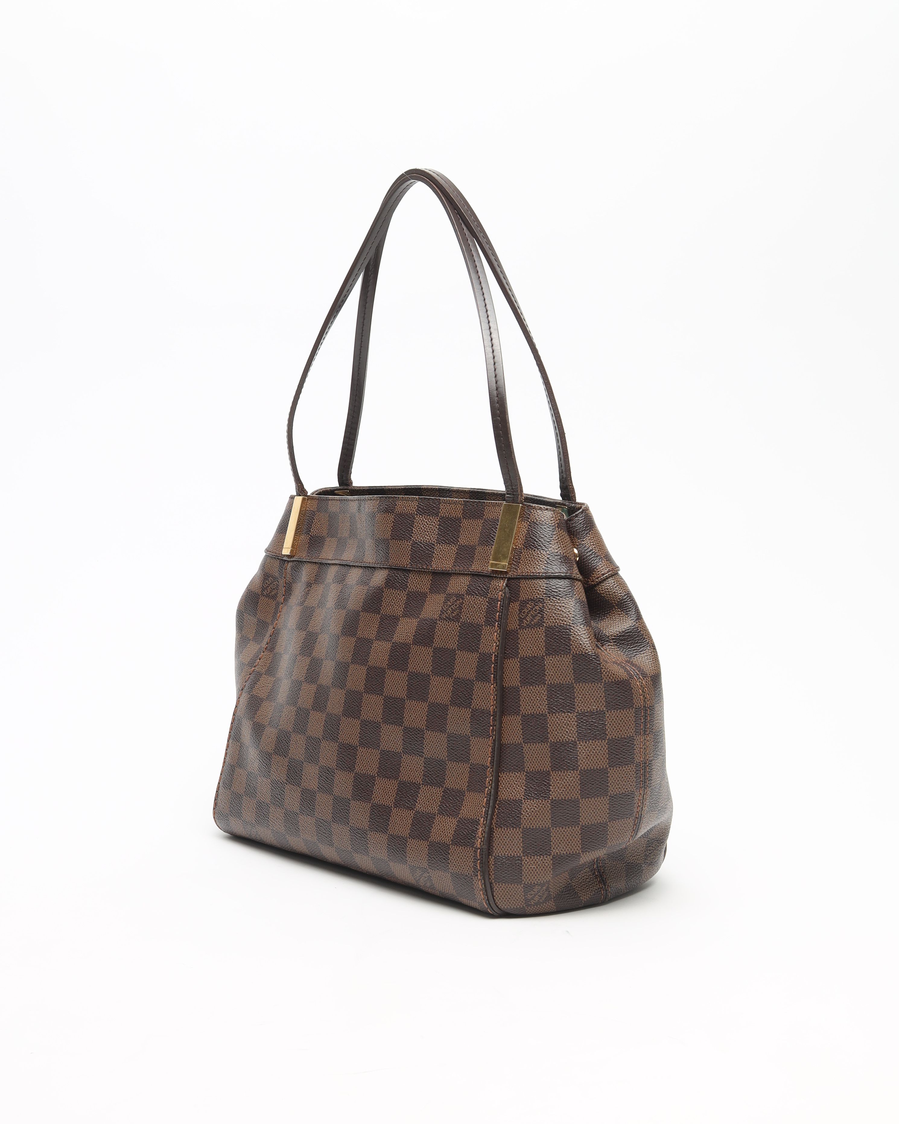 Pre-owned Louis Vuitton Damier Ebene Marylebone Pm Tote Bag In Brown