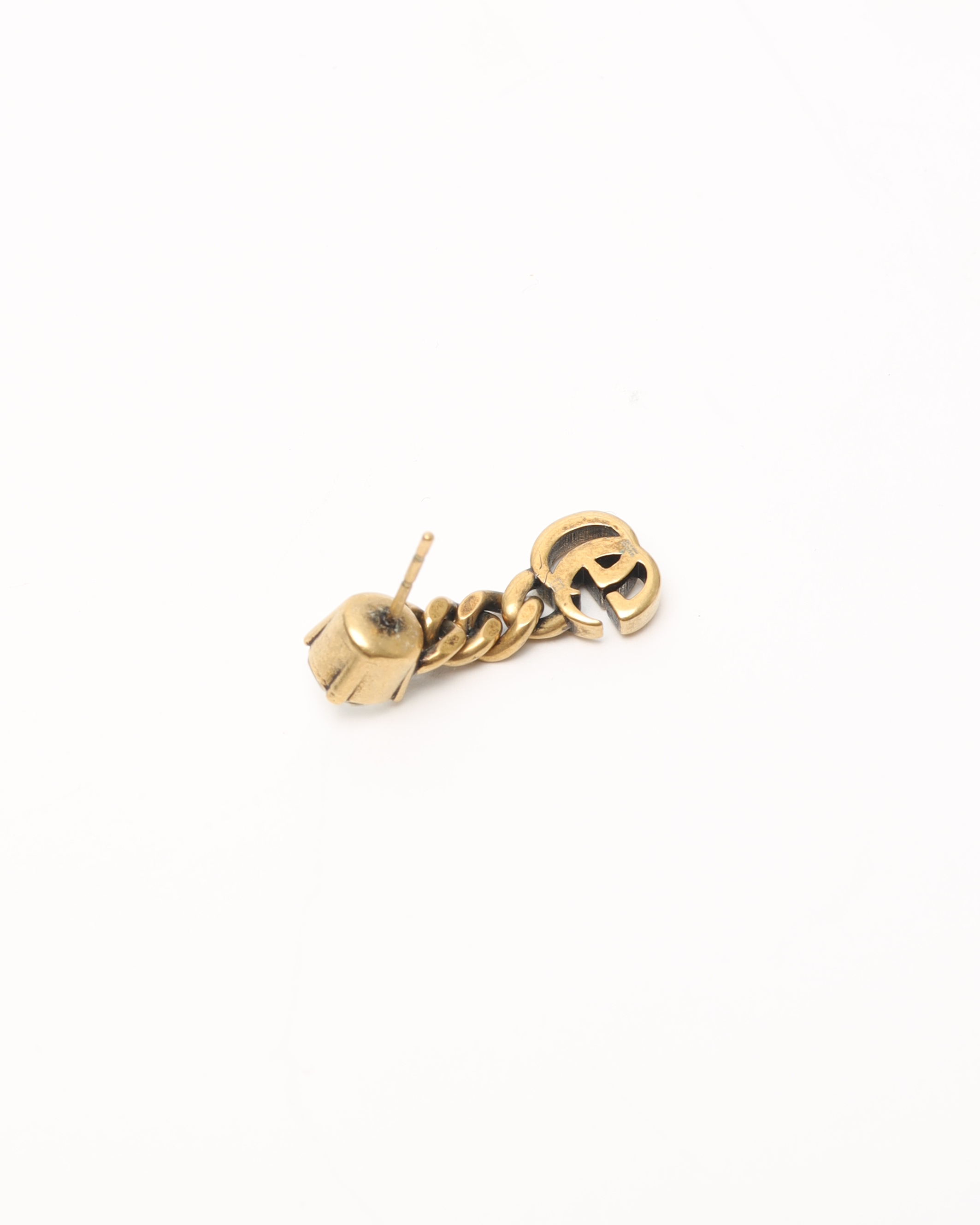 Gucci Gg Rhinestone Earrings