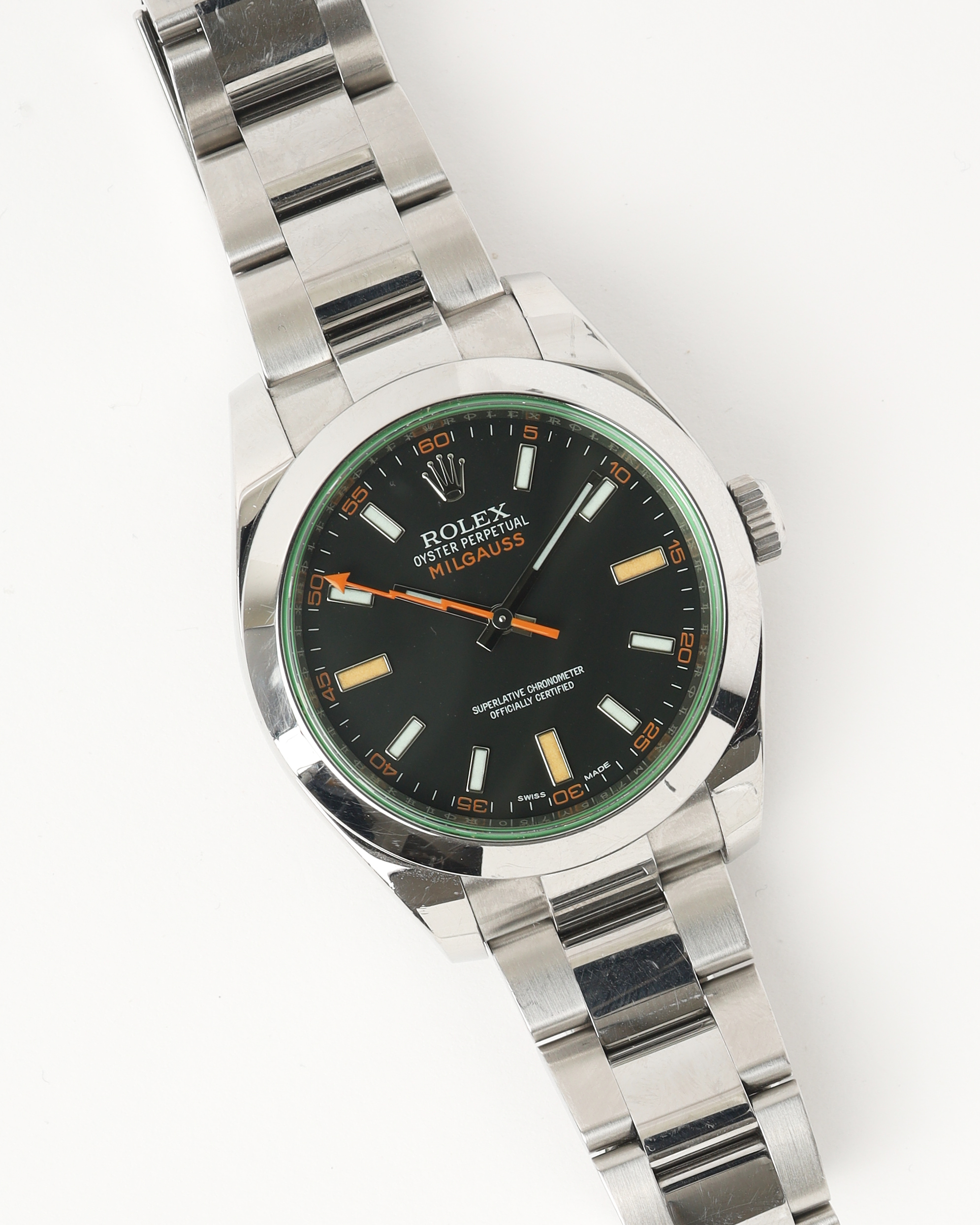 Rolex Milgauss 40mm Ref116400GV 2016 Full SetWatch