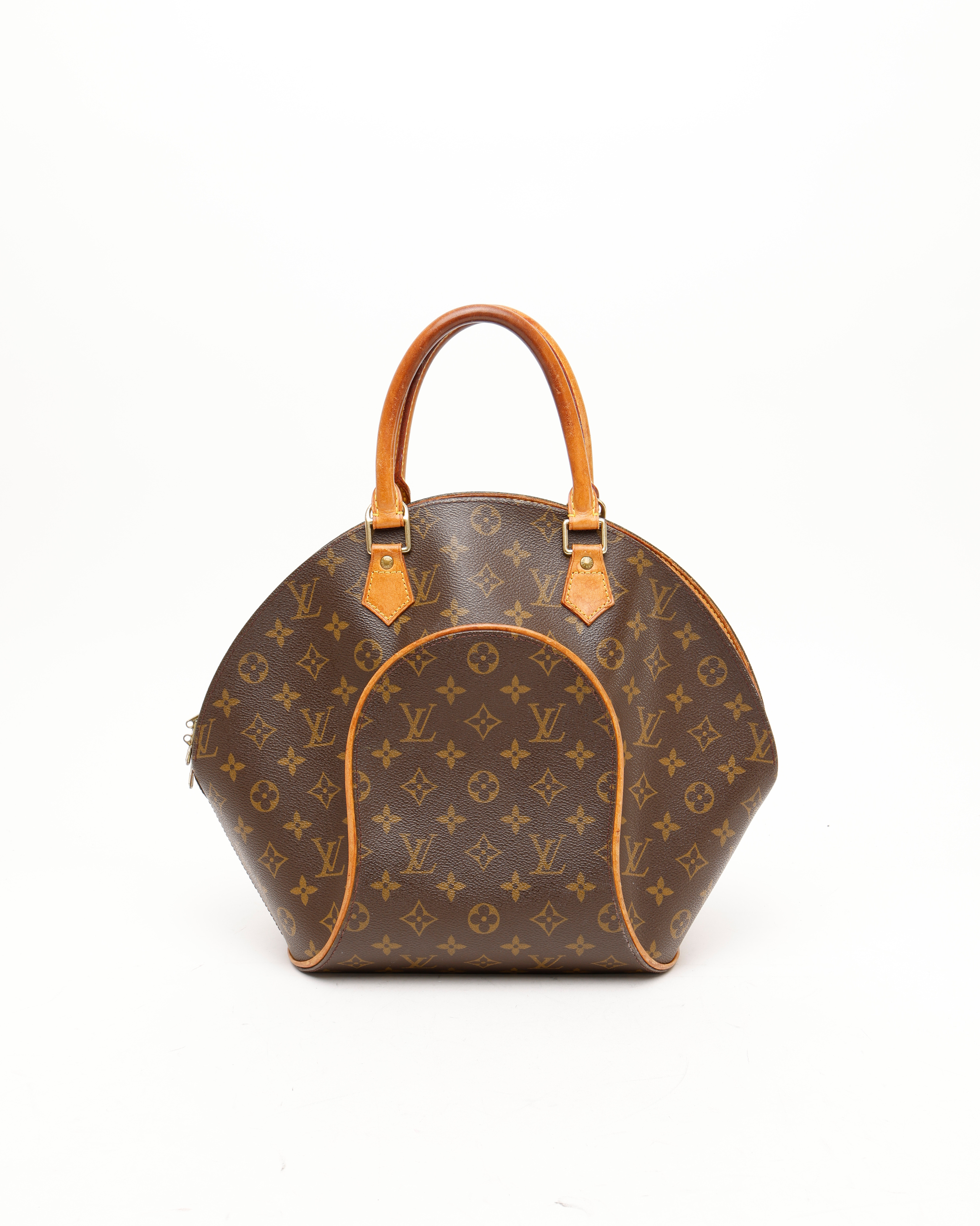 Pre-owned Louis Vuitton Monogram Ellipse Mm Bag In Brown