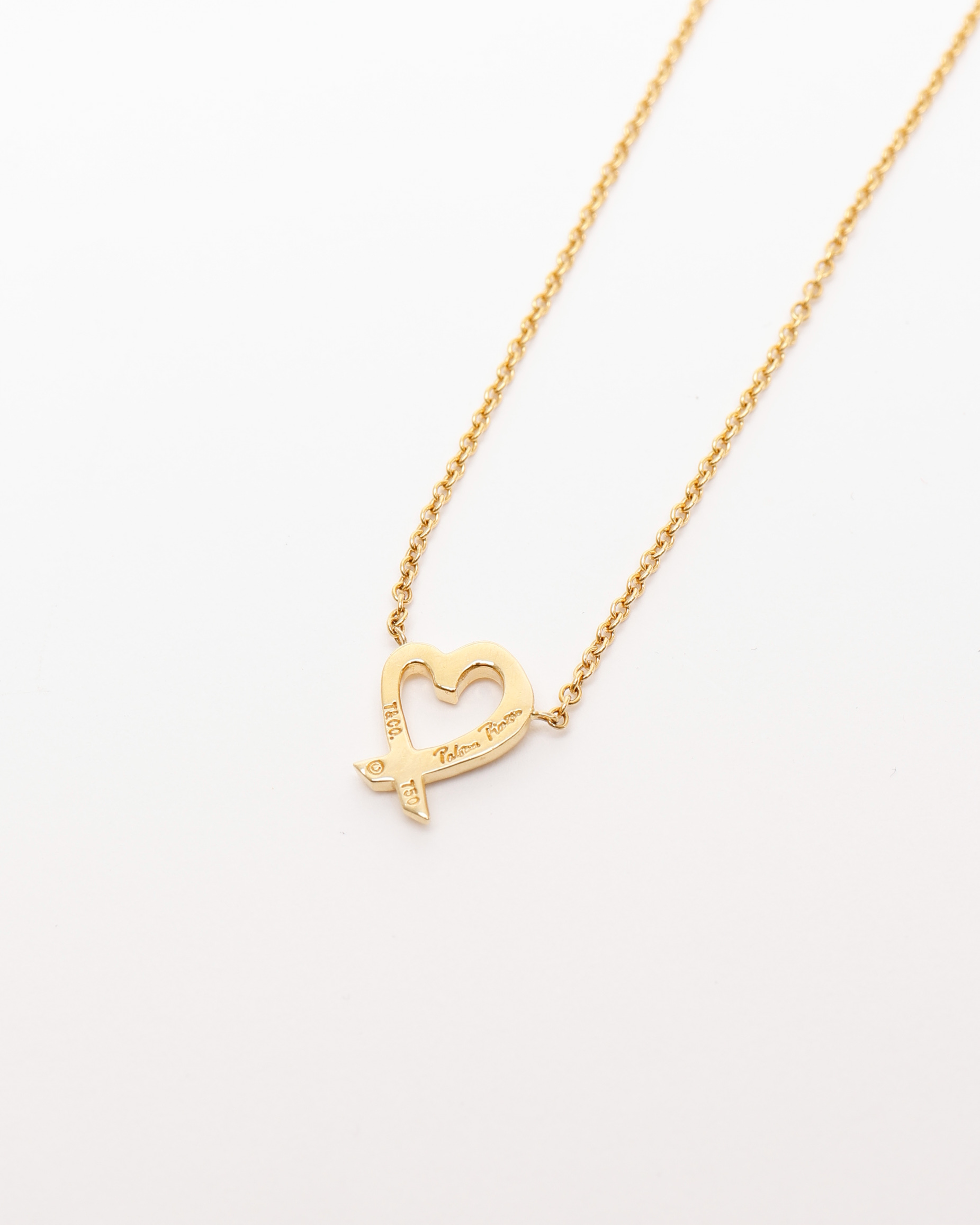 Tiffany & Co Loving Heart Gold Necklace