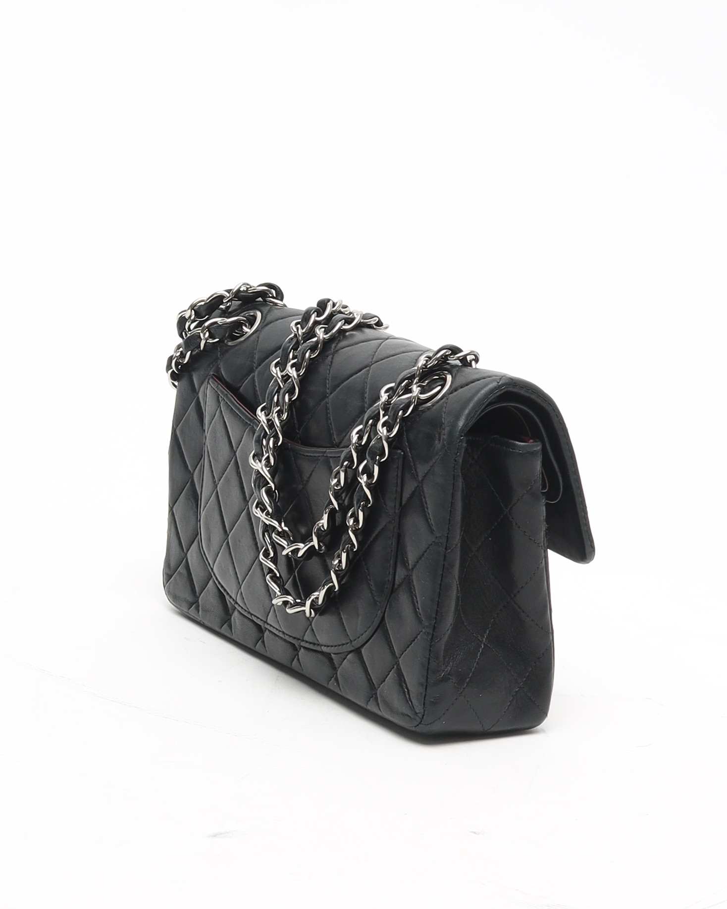 Pre-owned Chanel Classic Small Double Flap Bag In Black