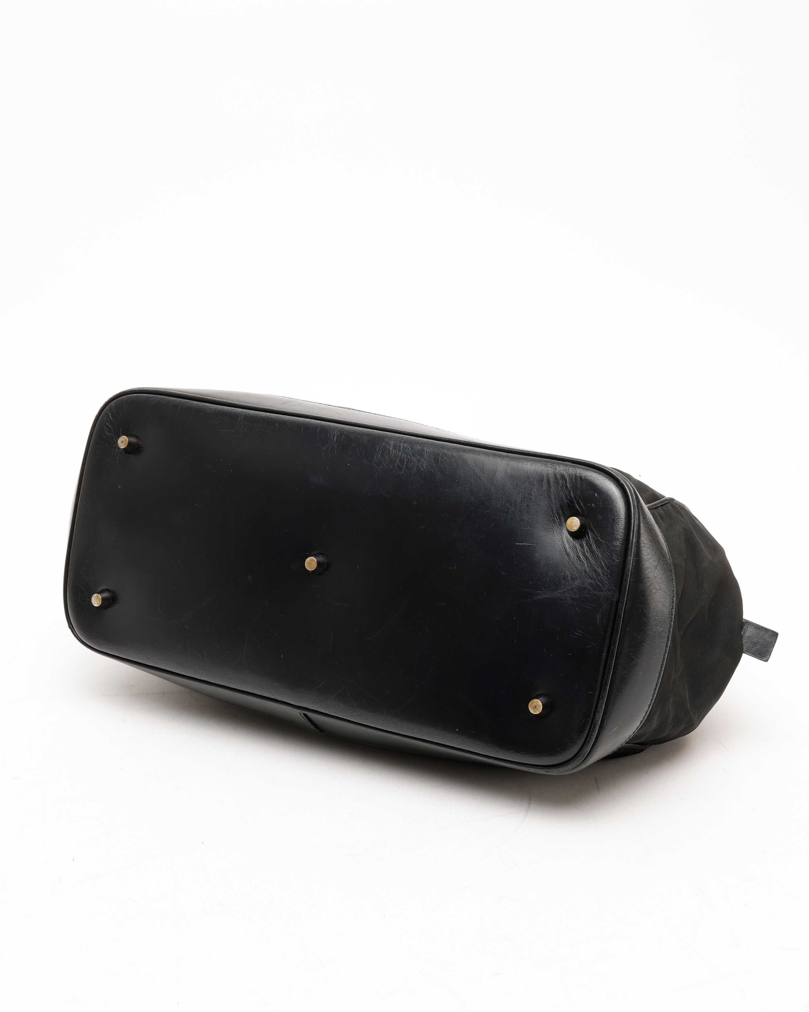 Prada Tessuto Shoulder Bag In Black