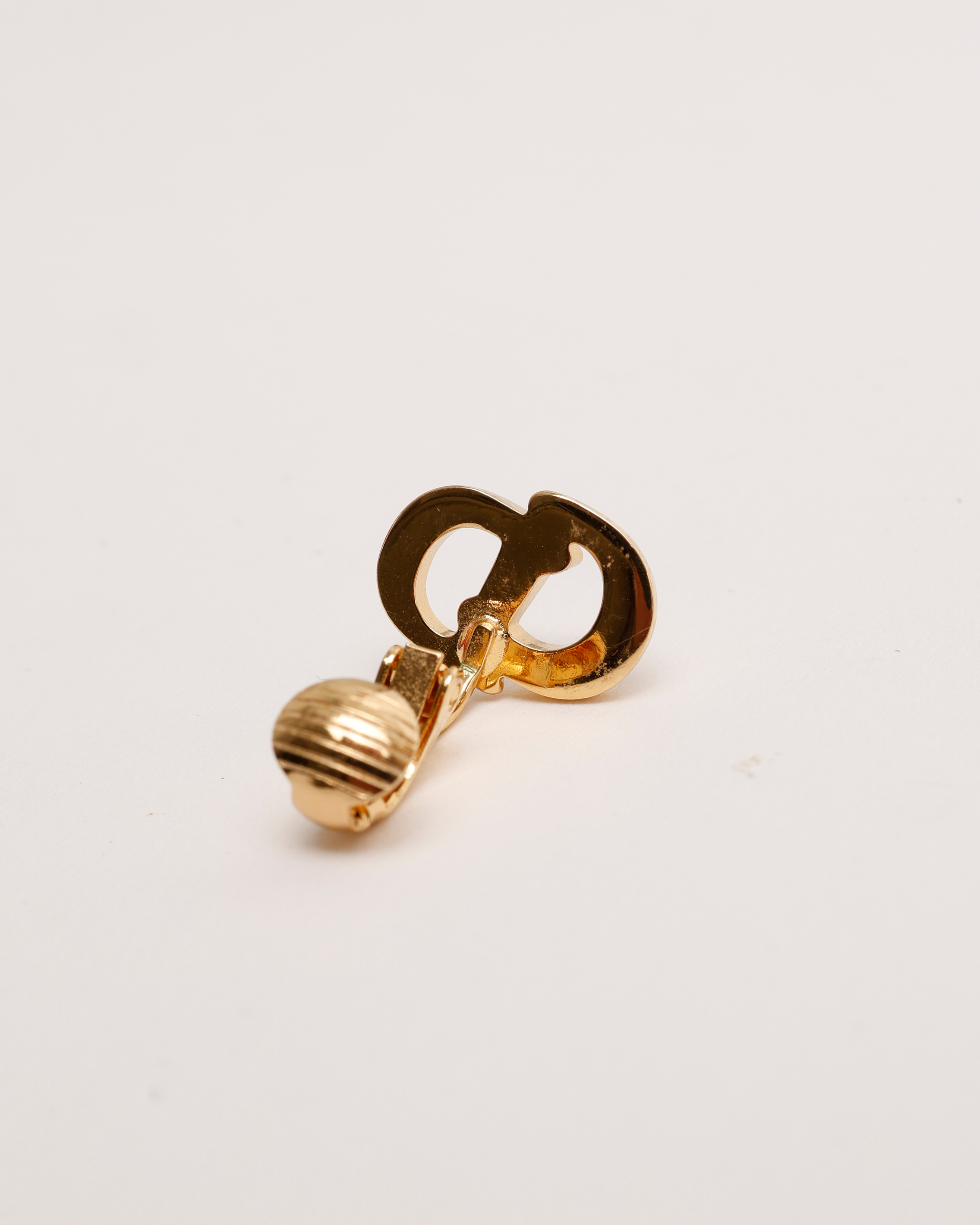 Dior Christian  Cd Clip-on Earrings