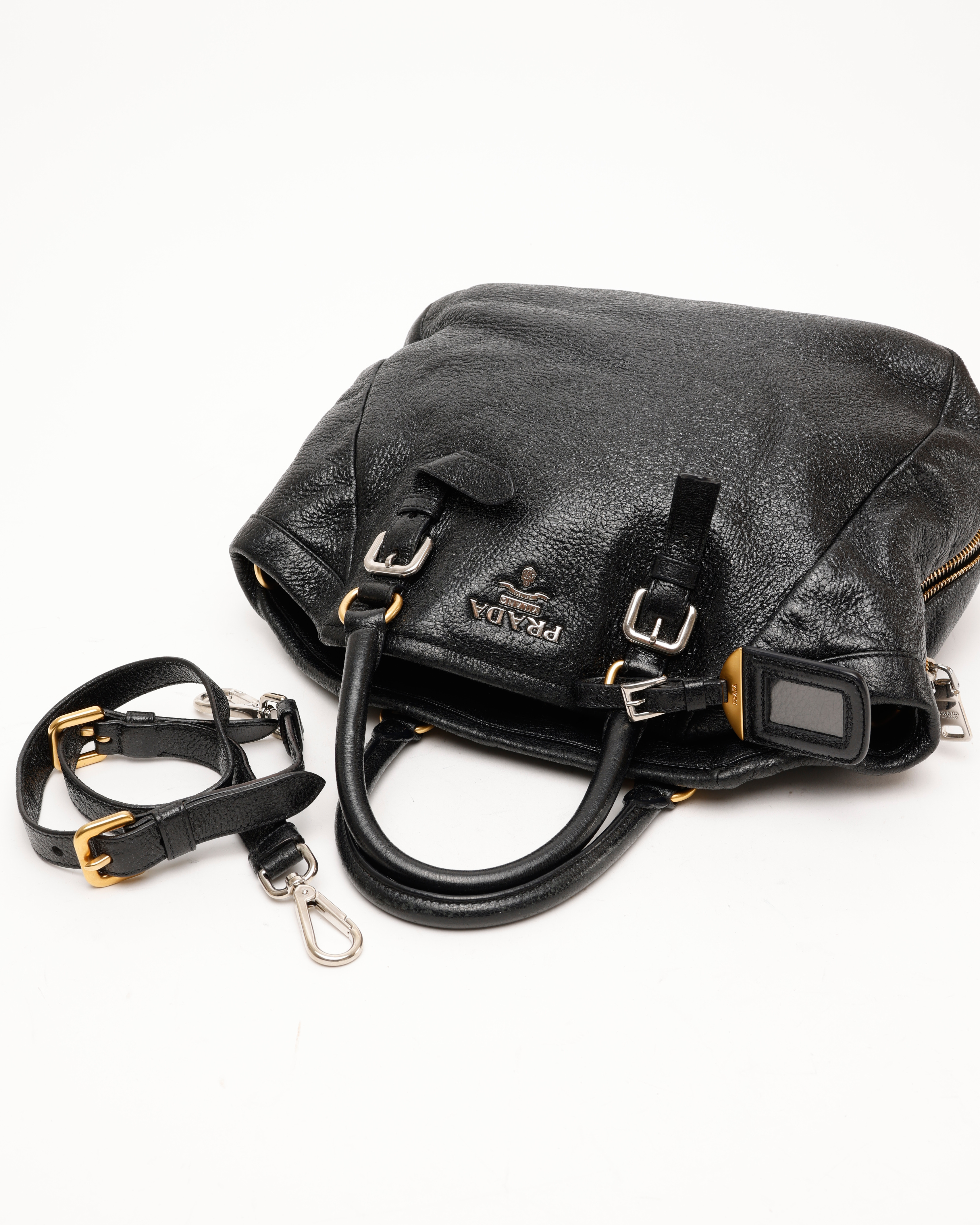Prada Shimmer Vitello Tote Bag