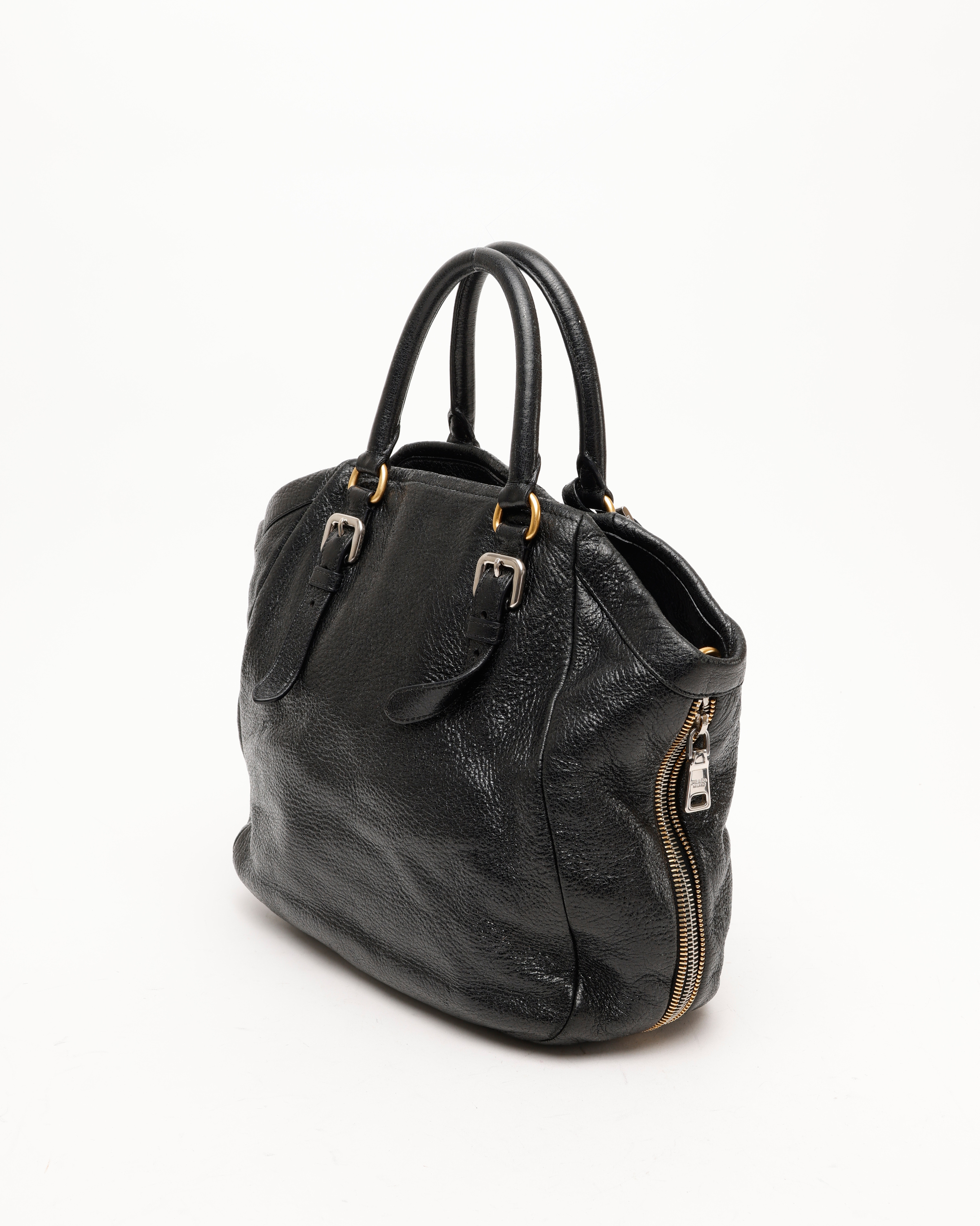 Prada Shimmer Vitello Tote Bag