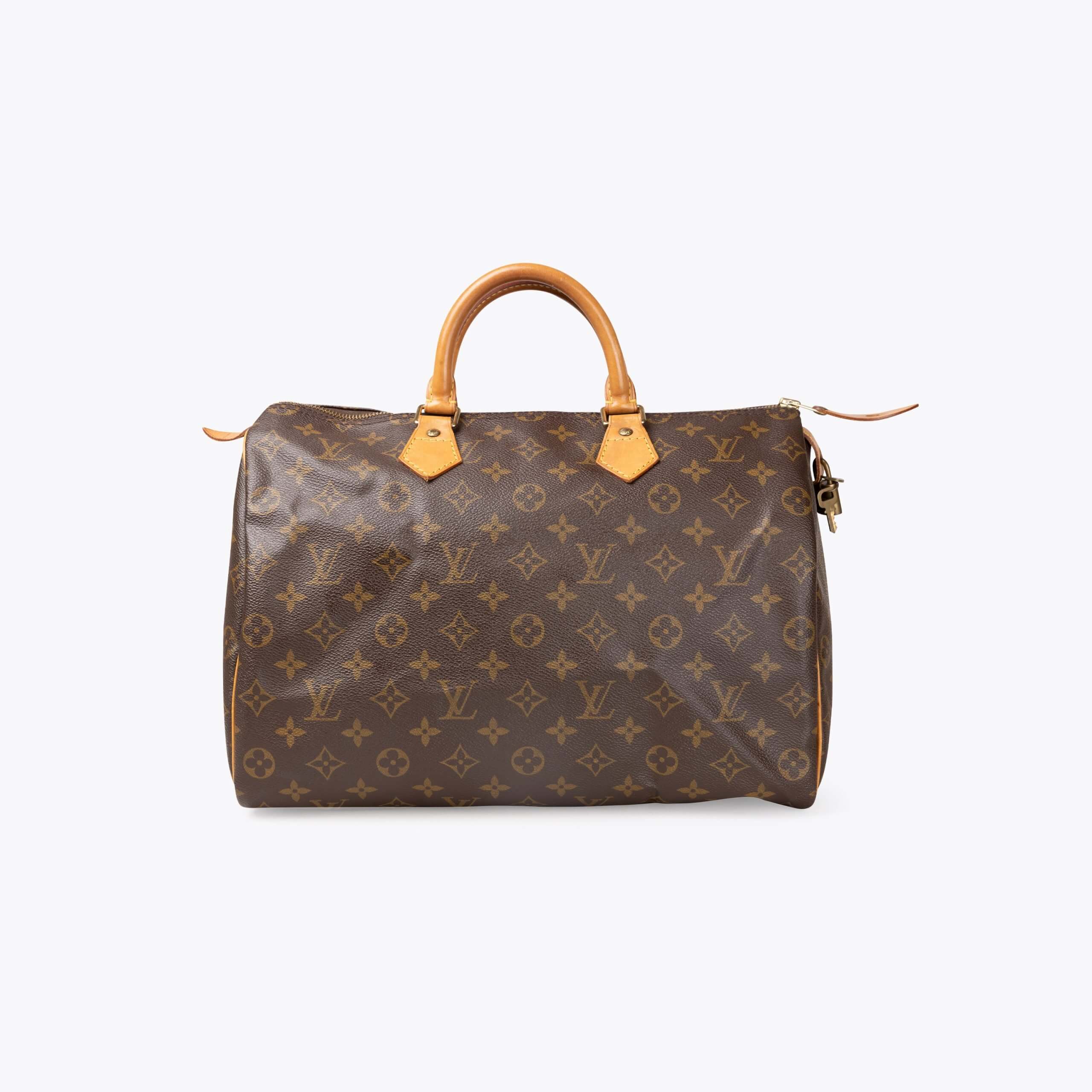 LOUIS VUITTON Monogram Speedy 35 Bag