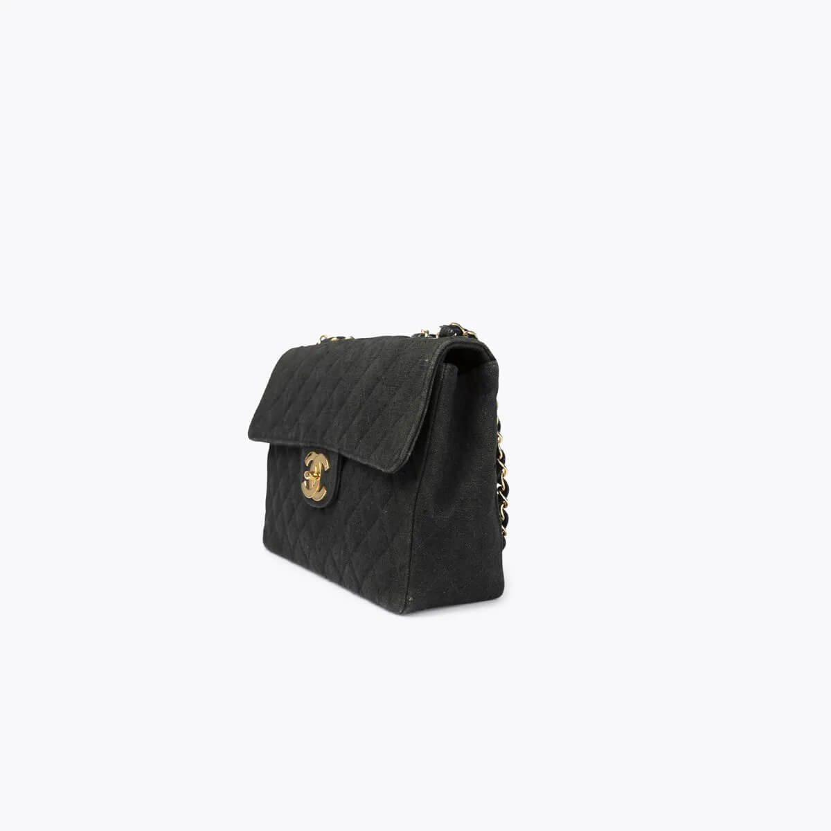 Pre-owned Chanel Maxi Single Tweed Flap Bag