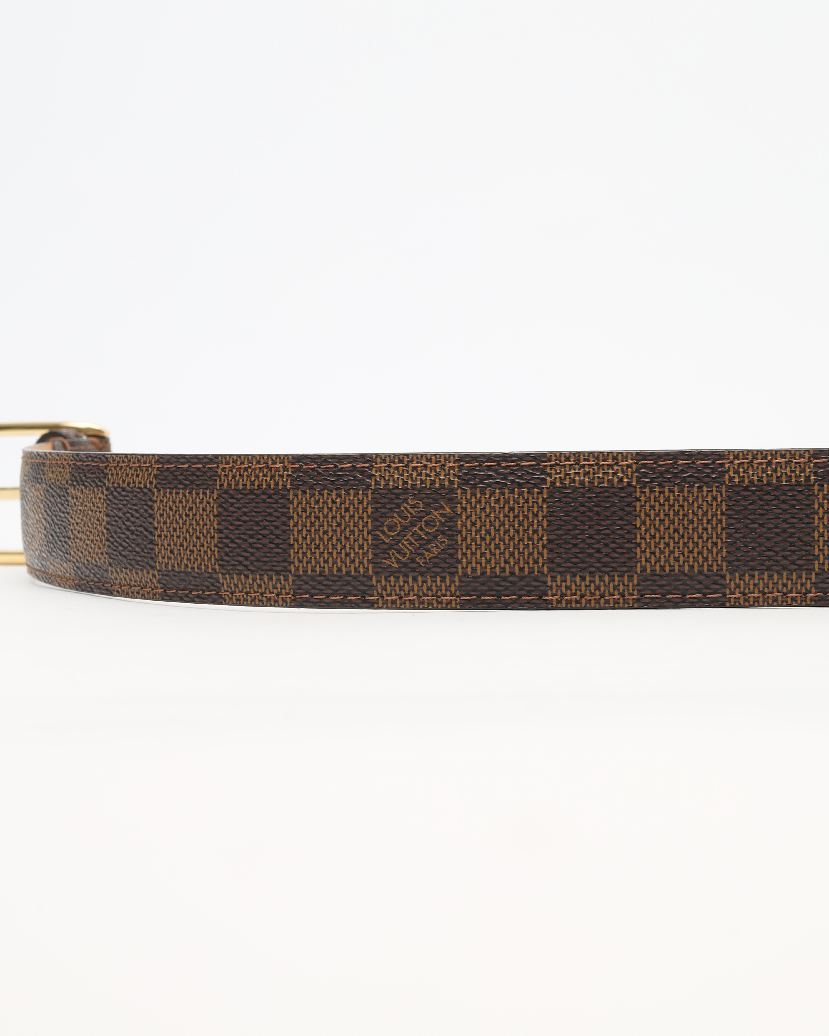 Pre-owned Louis Vuitton Centure Ellipse In Brown