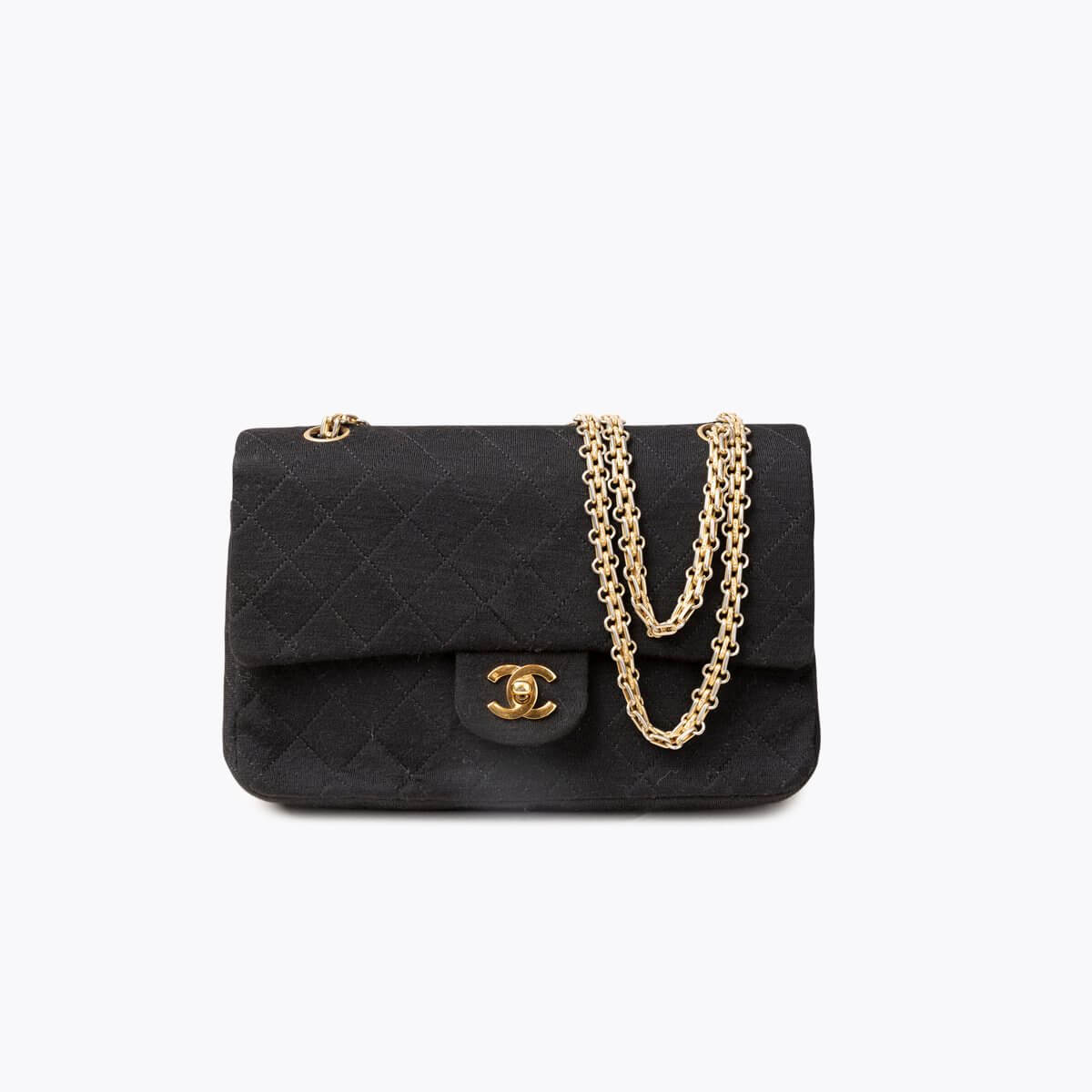 CHANEL Classic Medium Jersey Double Flap Bag
