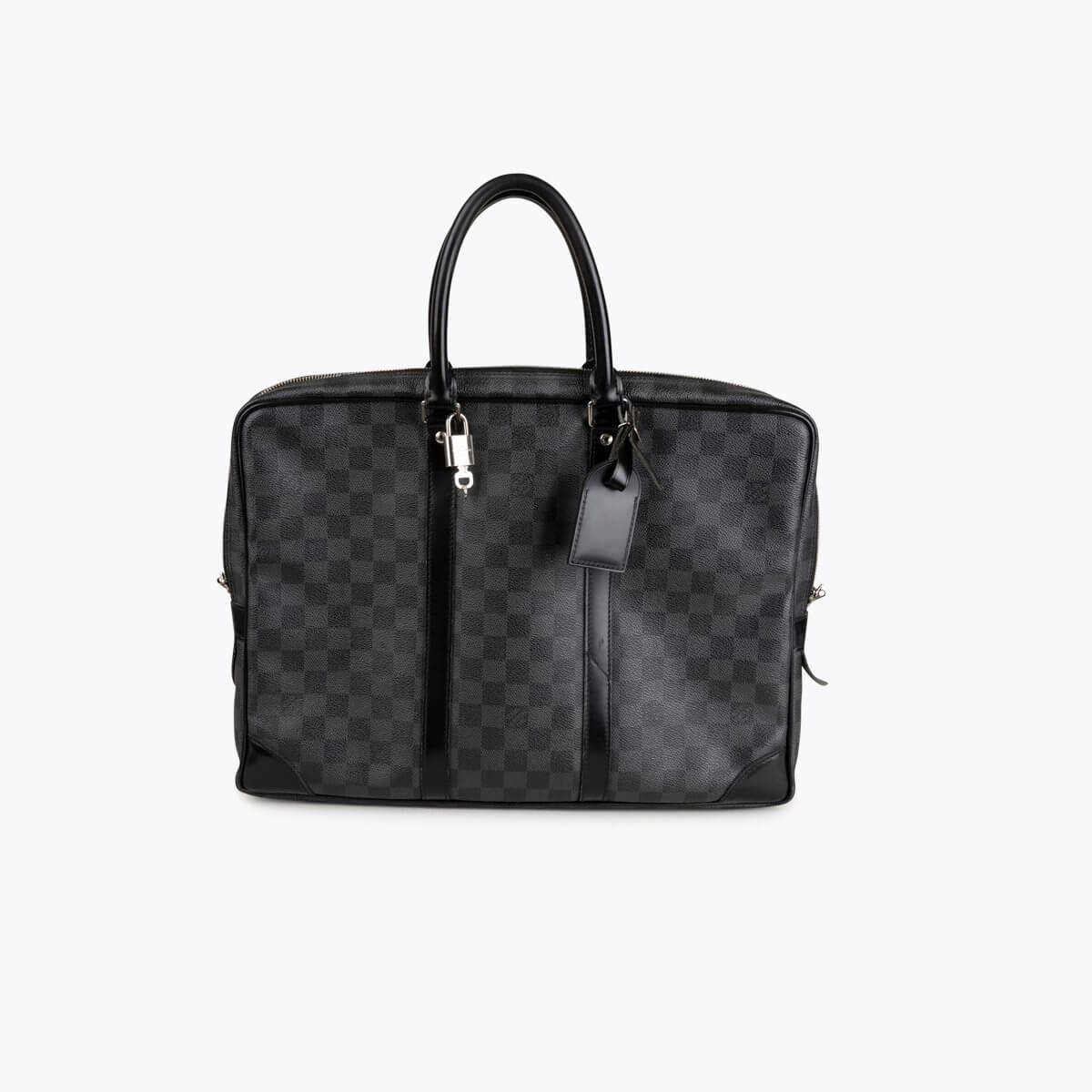 LOUIS VUITTON Damier Graphite Porte-Documents Voyage Bag
