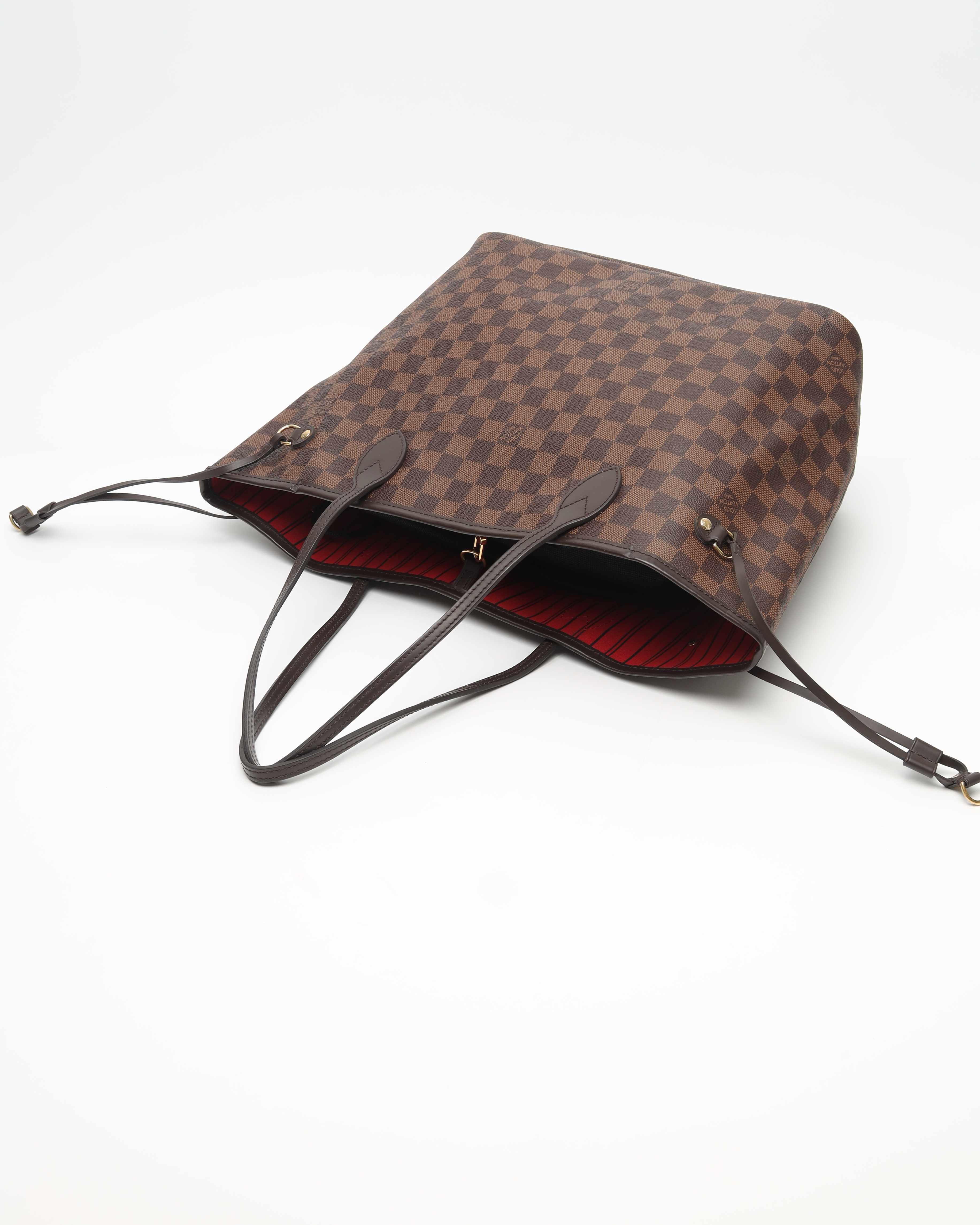 Pre-owned Louis Vuitton Damier Neverfull Mm Tote Bag
