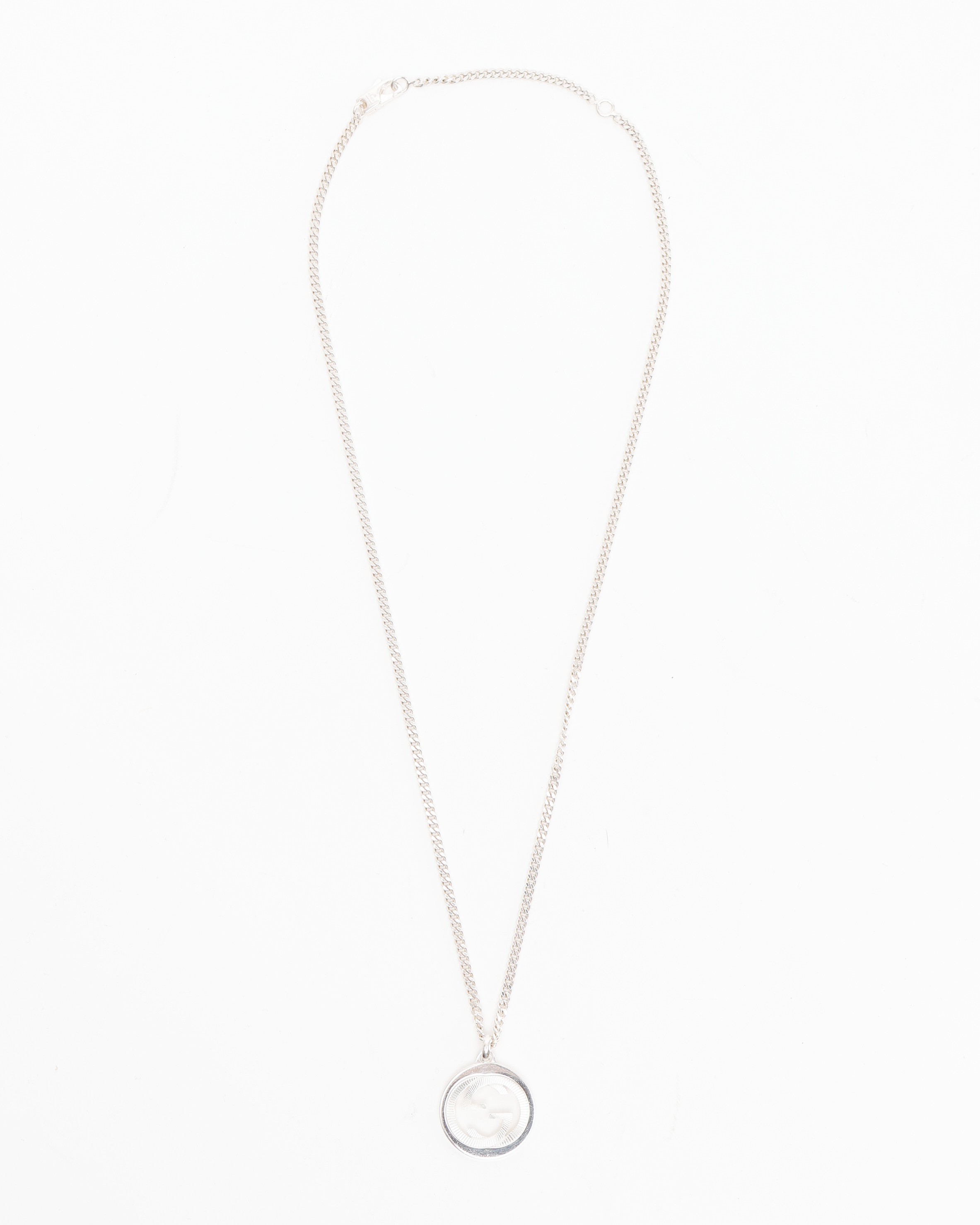 Gucci Interlocking G Silver Necklace