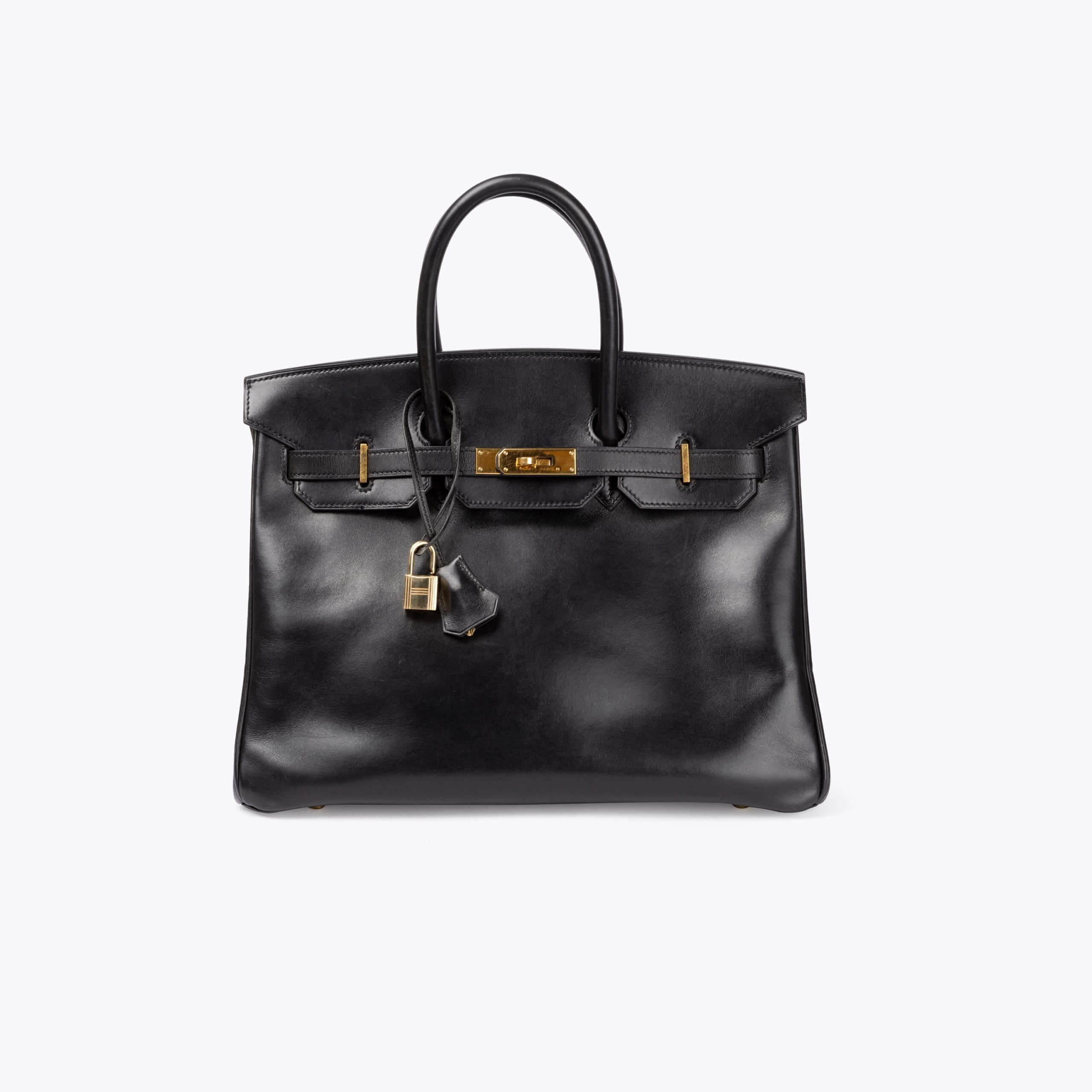 HERMÈS Birkin 35 Box Retourne Bag