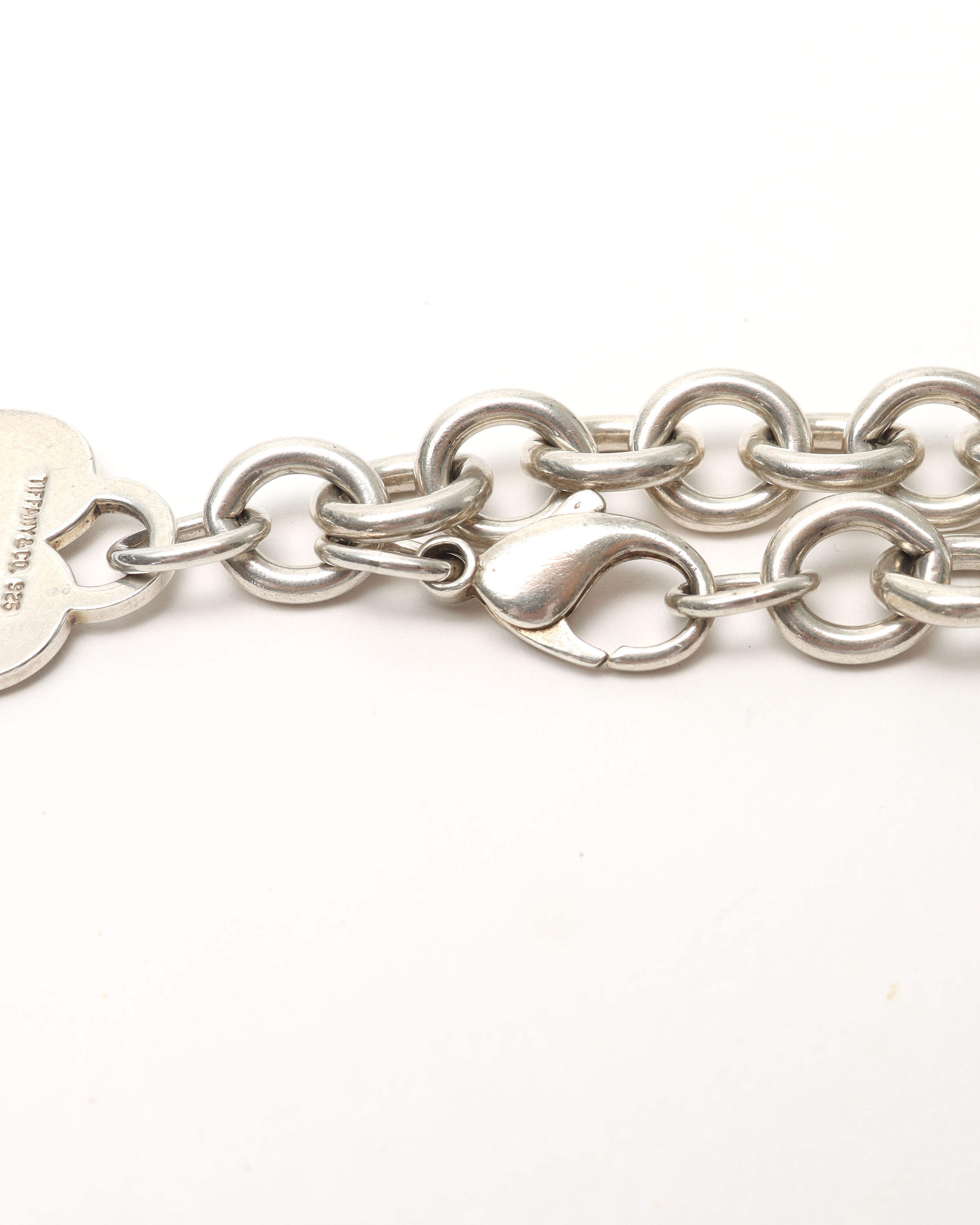 Tiffany & Co Return To Tiffany Heart Charm Silver Bracelet