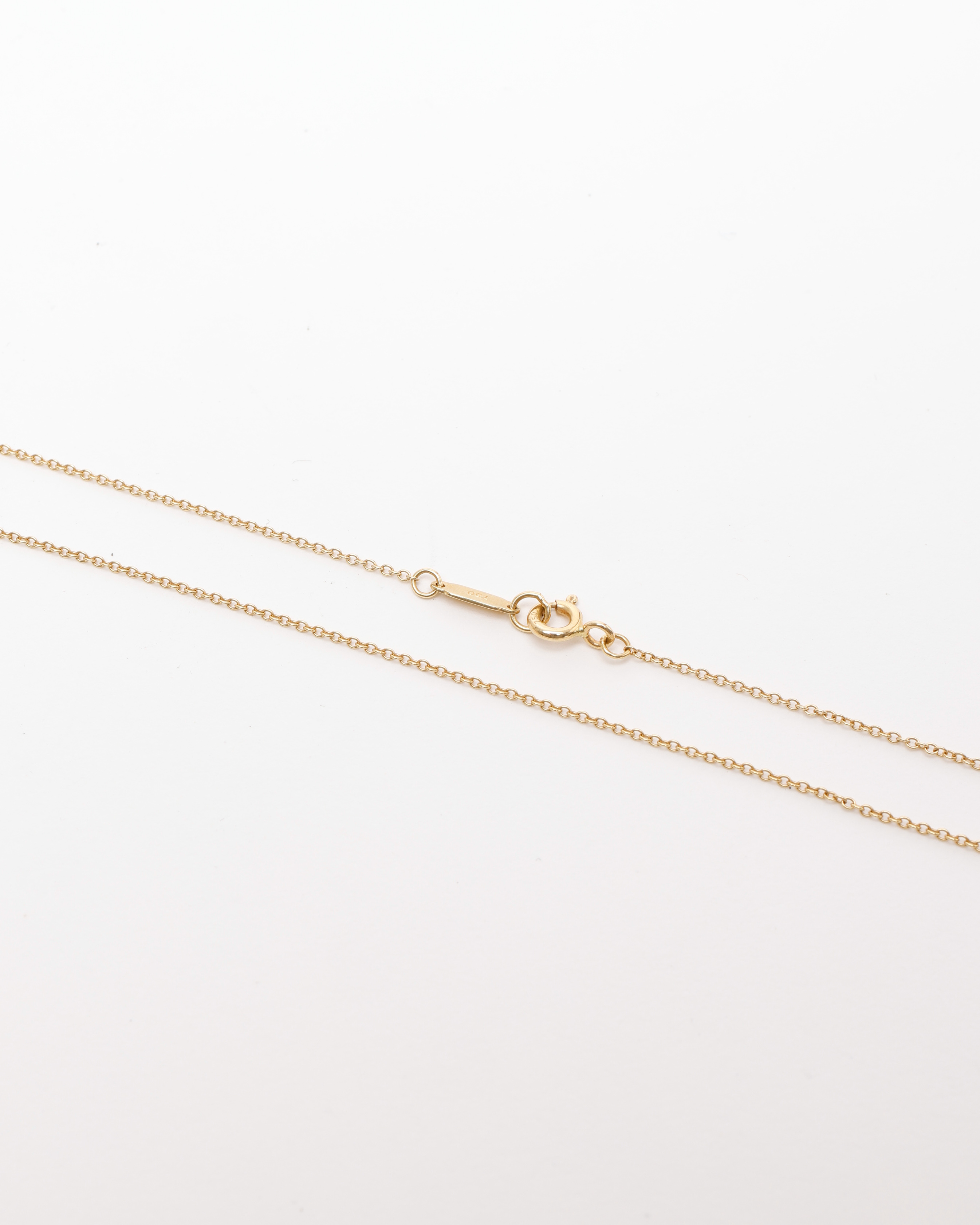 Tiffany & Co Bow Ribbon Pendant 18k Necklace