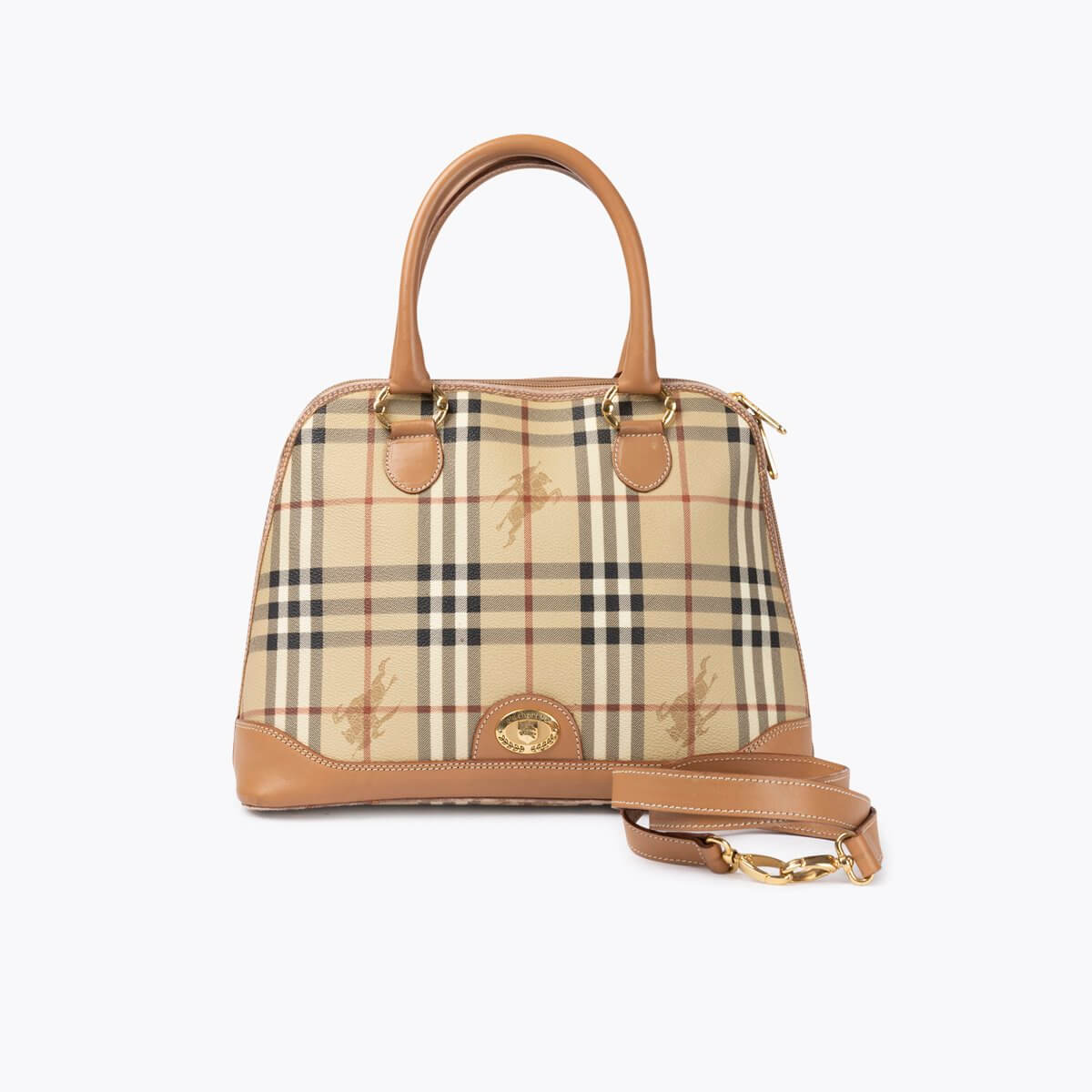 BURBERRY Check Handbag