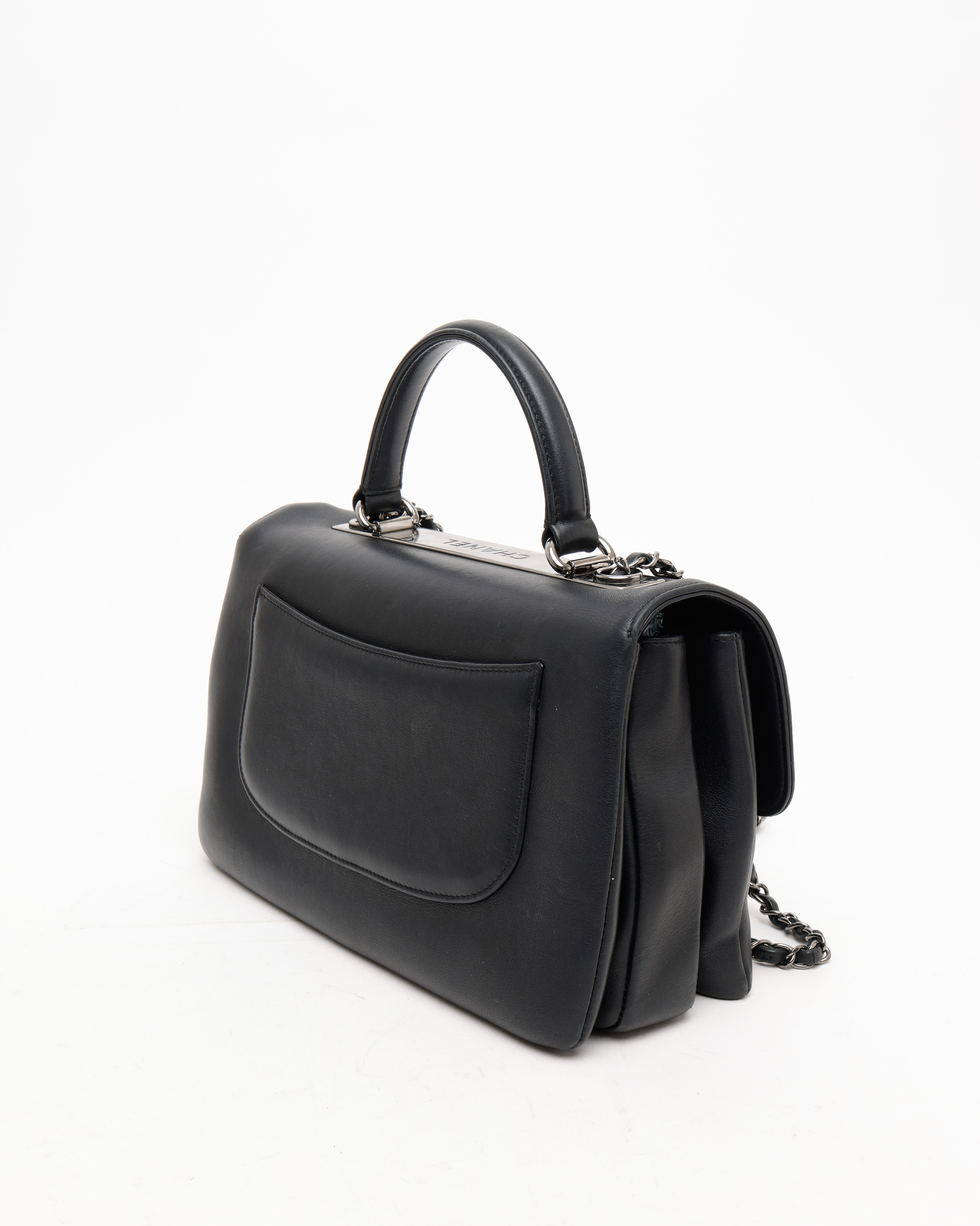 Pre-owned Chanel Medium Calf Trendy Cc Flap Bag