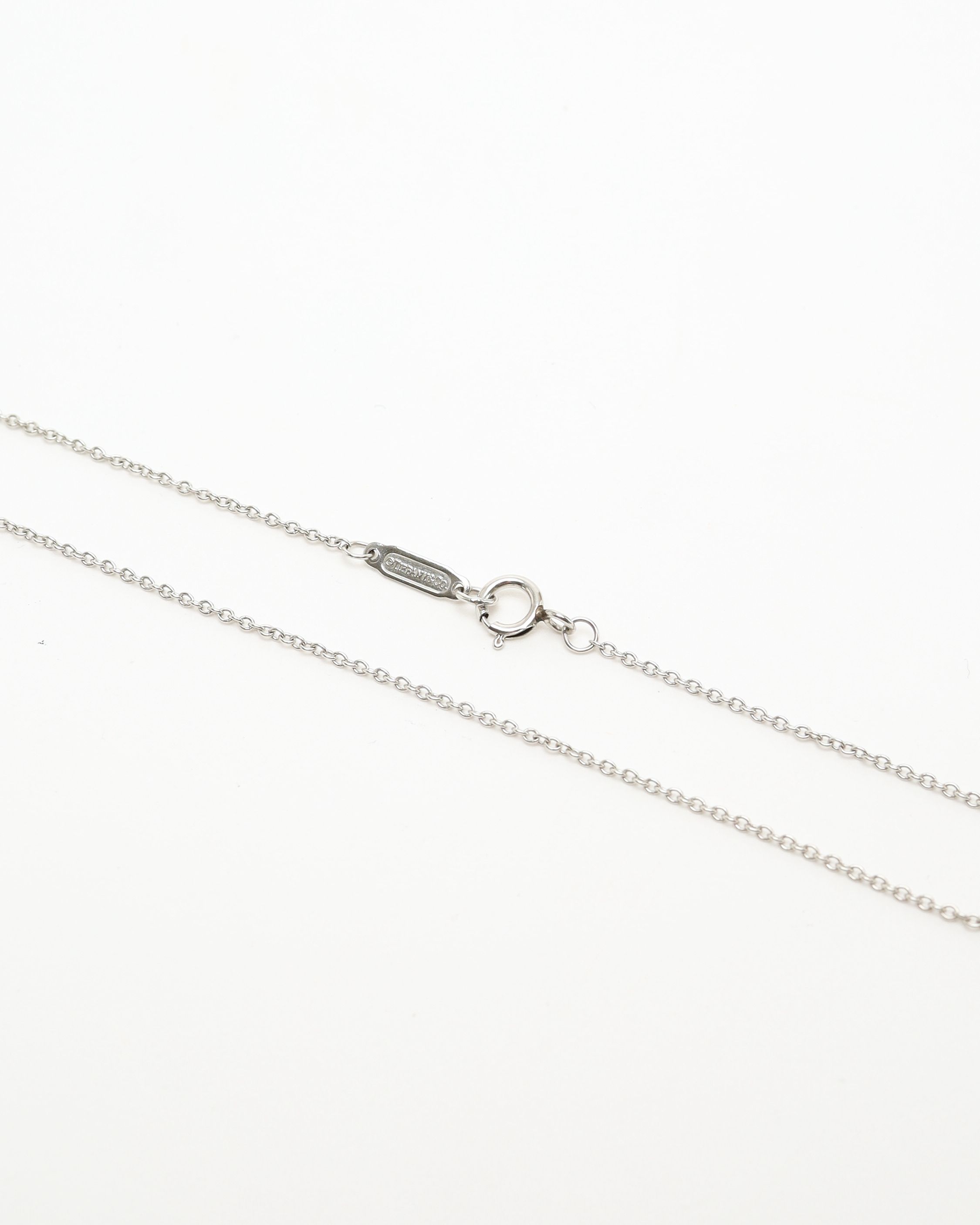 Tiffany & Co Platinum And Diamond Heart Pendant
